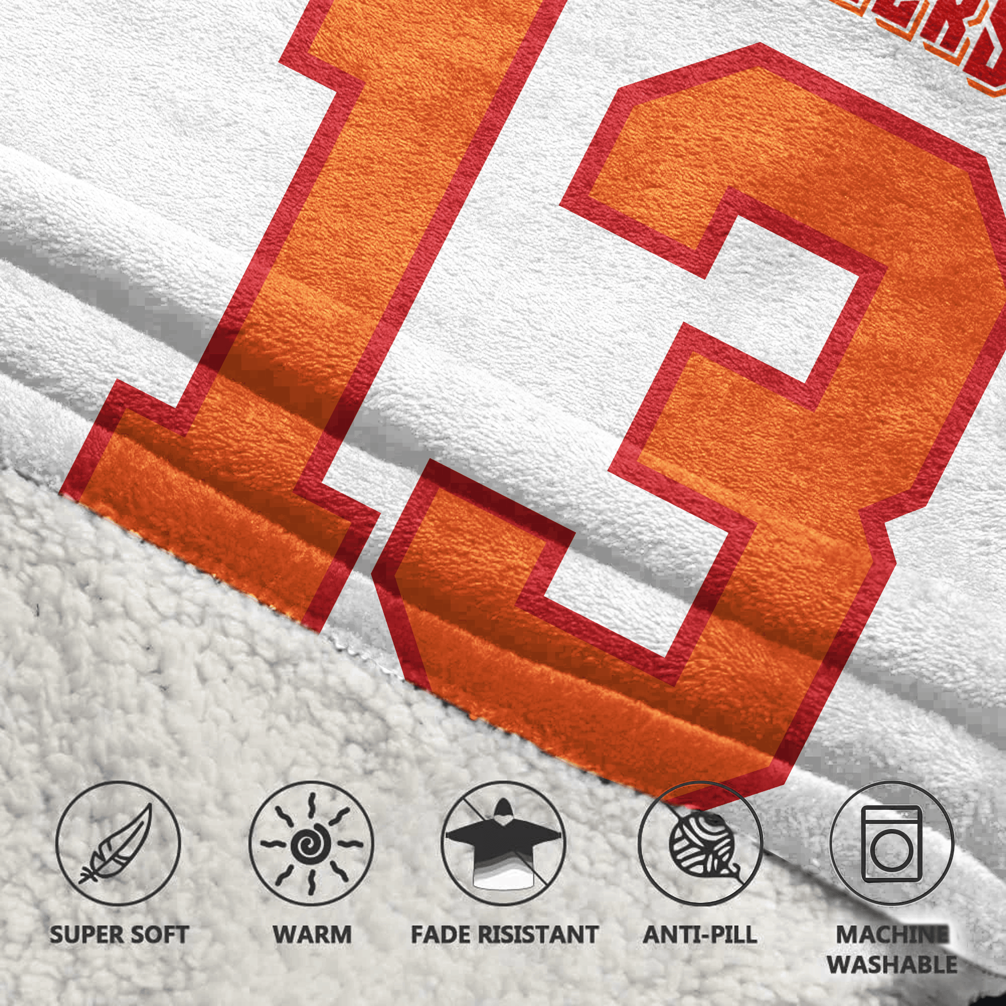 Kid M.E 13 Tampa Bay Football Unisex Blanket Hoodie