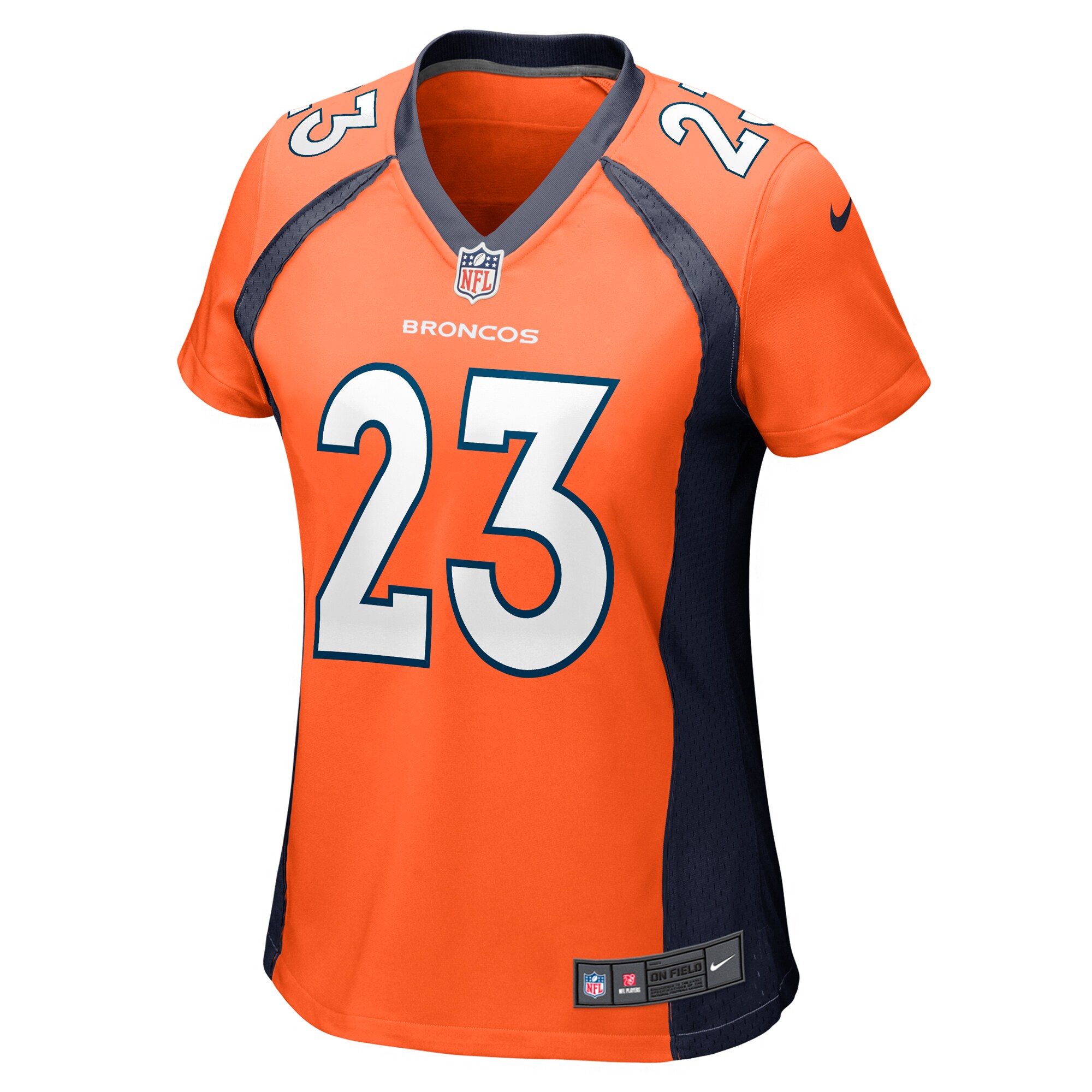 Fabian Moreau Denver Broncos Women's Team Game Jersey -  Orange