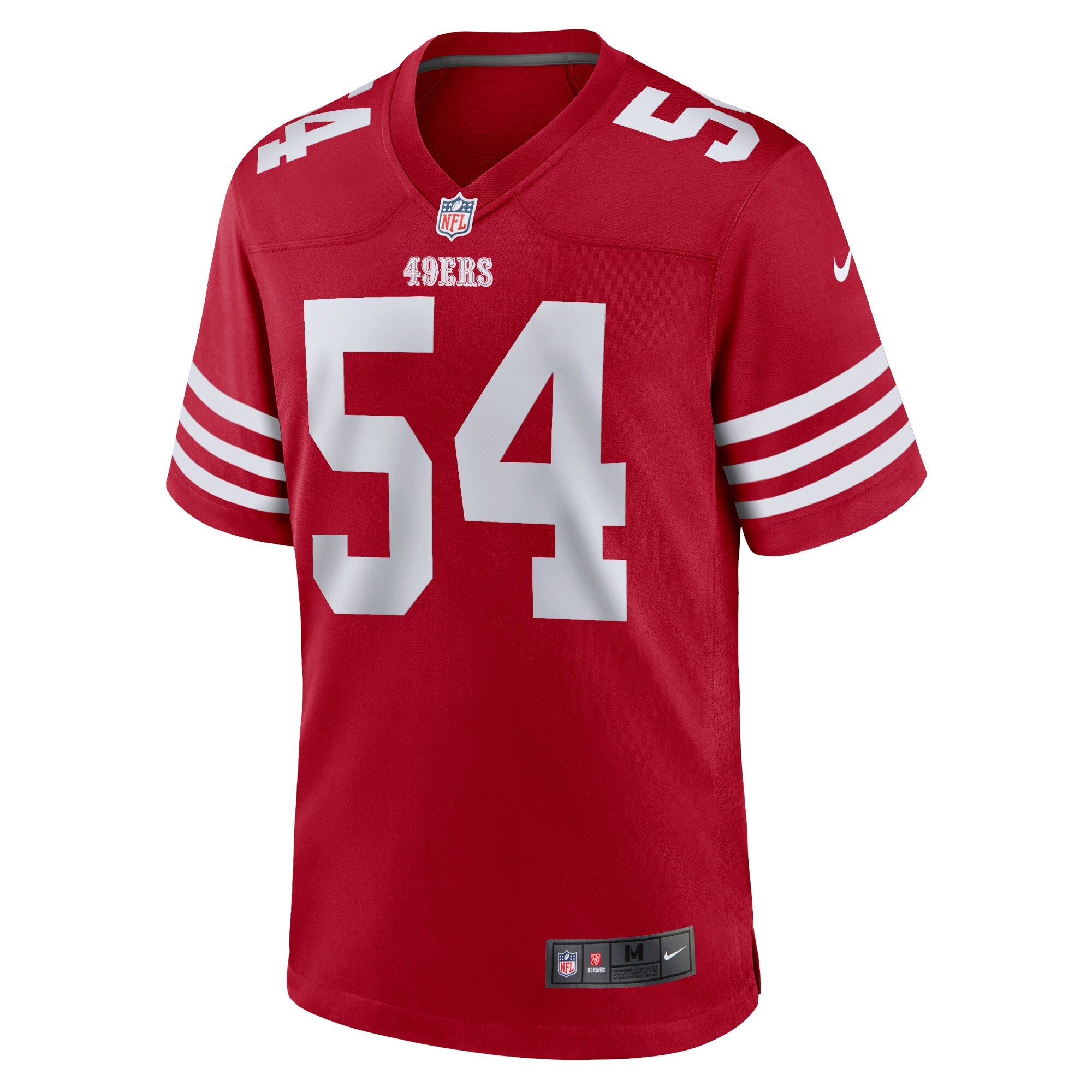 Fred Warner San Francisco 49ers  Player Game Jersey - Scarlet