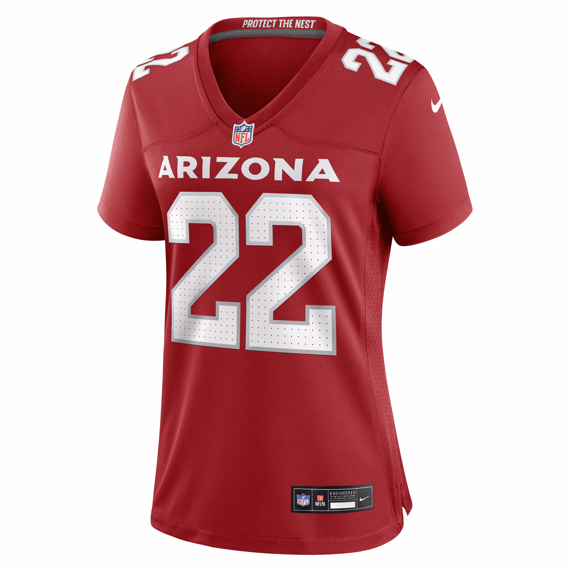 K'Von Wallace Arizona Cardinals Women's Team Game Jersey -  Cardinal