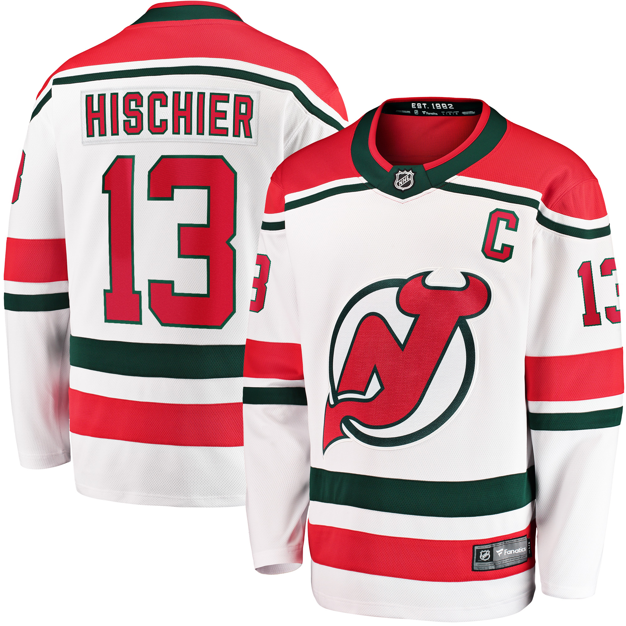 Nico Hischier New Jersey Devils 2022/23 Heritage Premier Breakaway Jersey - White