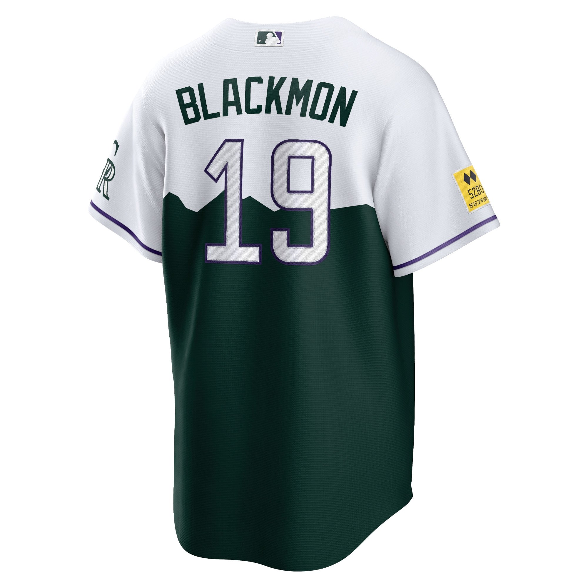 Men's Colorado Rockies Charlie Blackmon  Green City Connect Replica Player Jersey