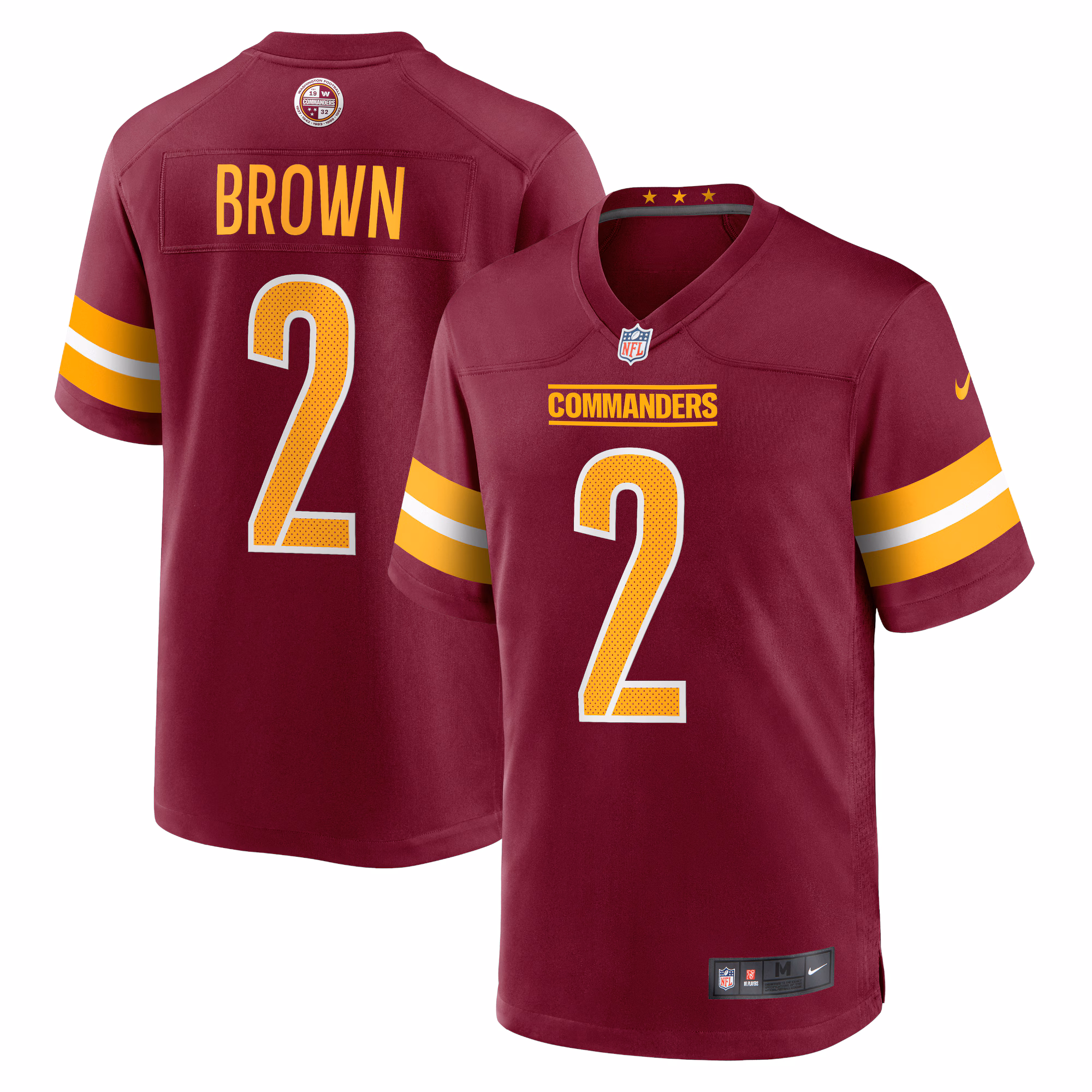 Dyami Brown Washington Commanders Game Jersey - Burgundy