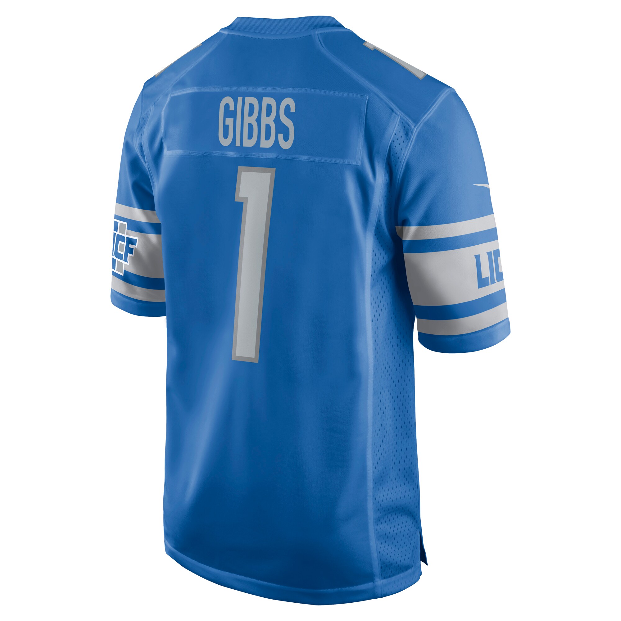 Jahmyr Gibbs Detroit Lions  Youth 2023 NFL Draft First Round Pick Game Jersey - Blue