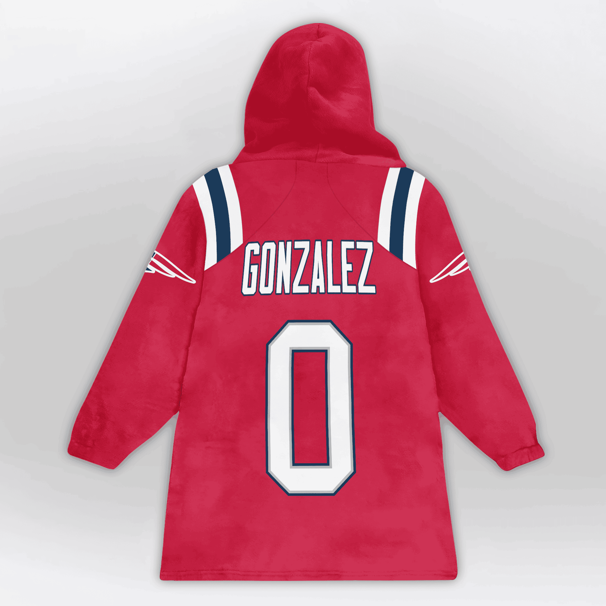 Kid 0 New England Football Unisex Blanket Hoodie