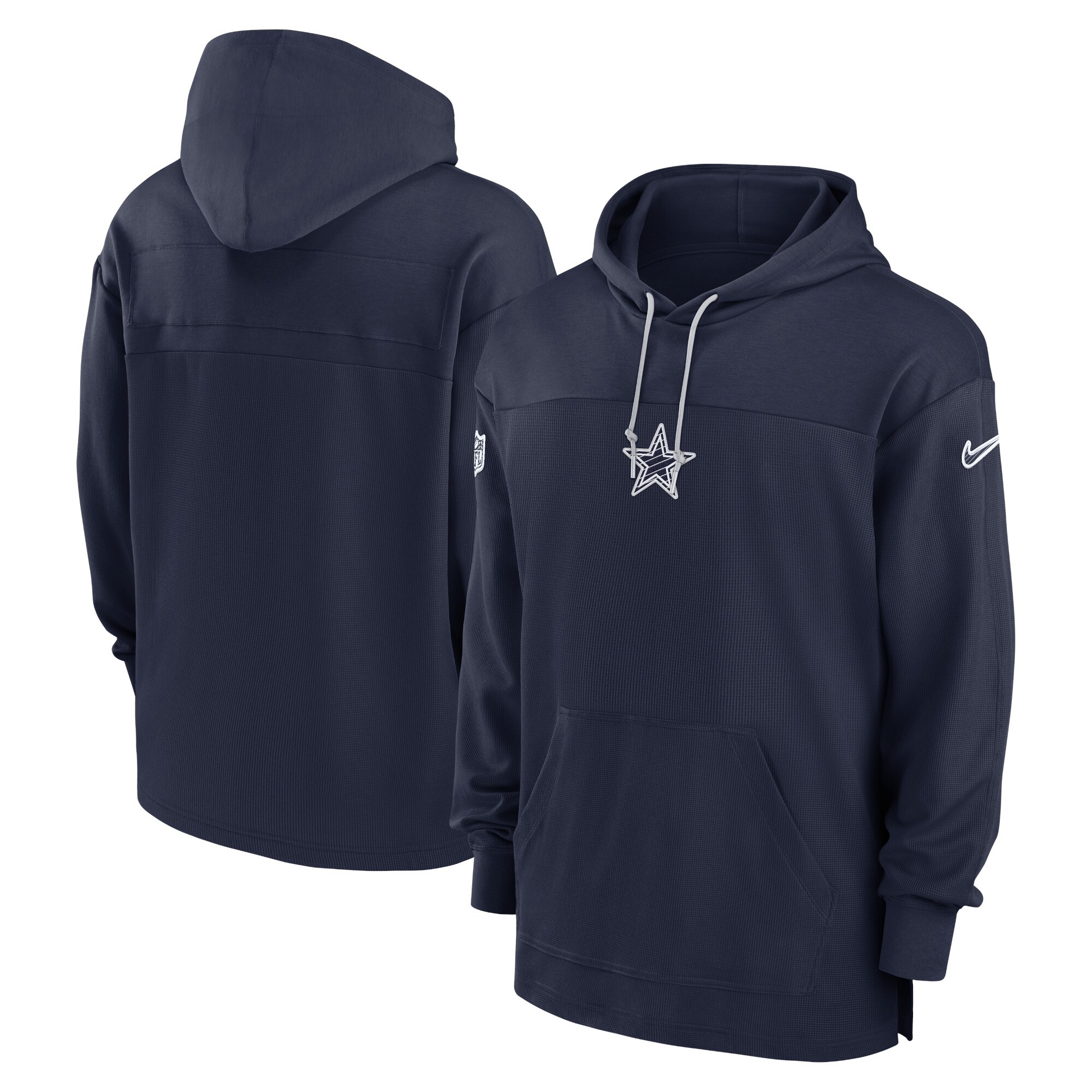 Dallas Cowboys Sideline Jersey Pullover Hoodie - Navy