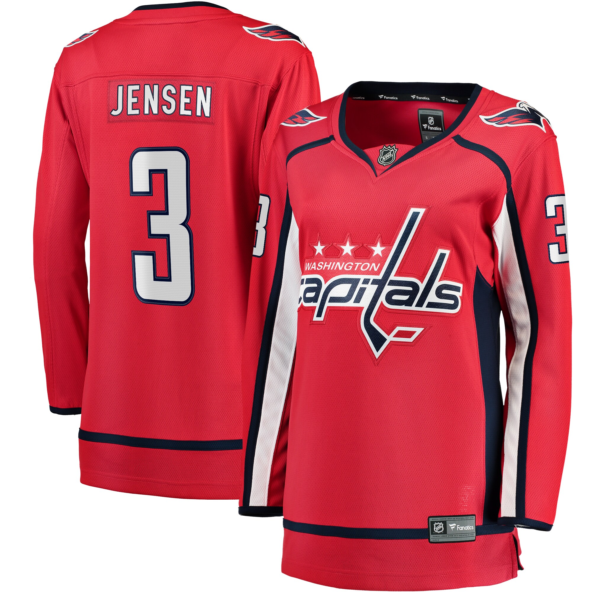 Nick Jensen Washington Capitals Women's Home Breakaway Player Jersey - Red