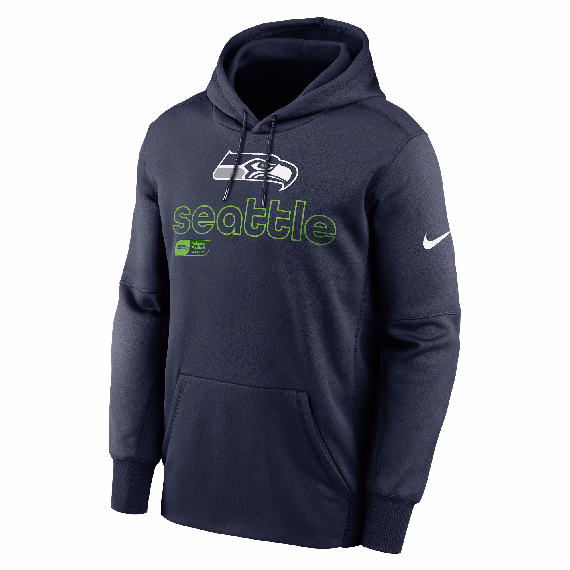 Seattle Seahawks Performance Pullover Hoodie - College Navy