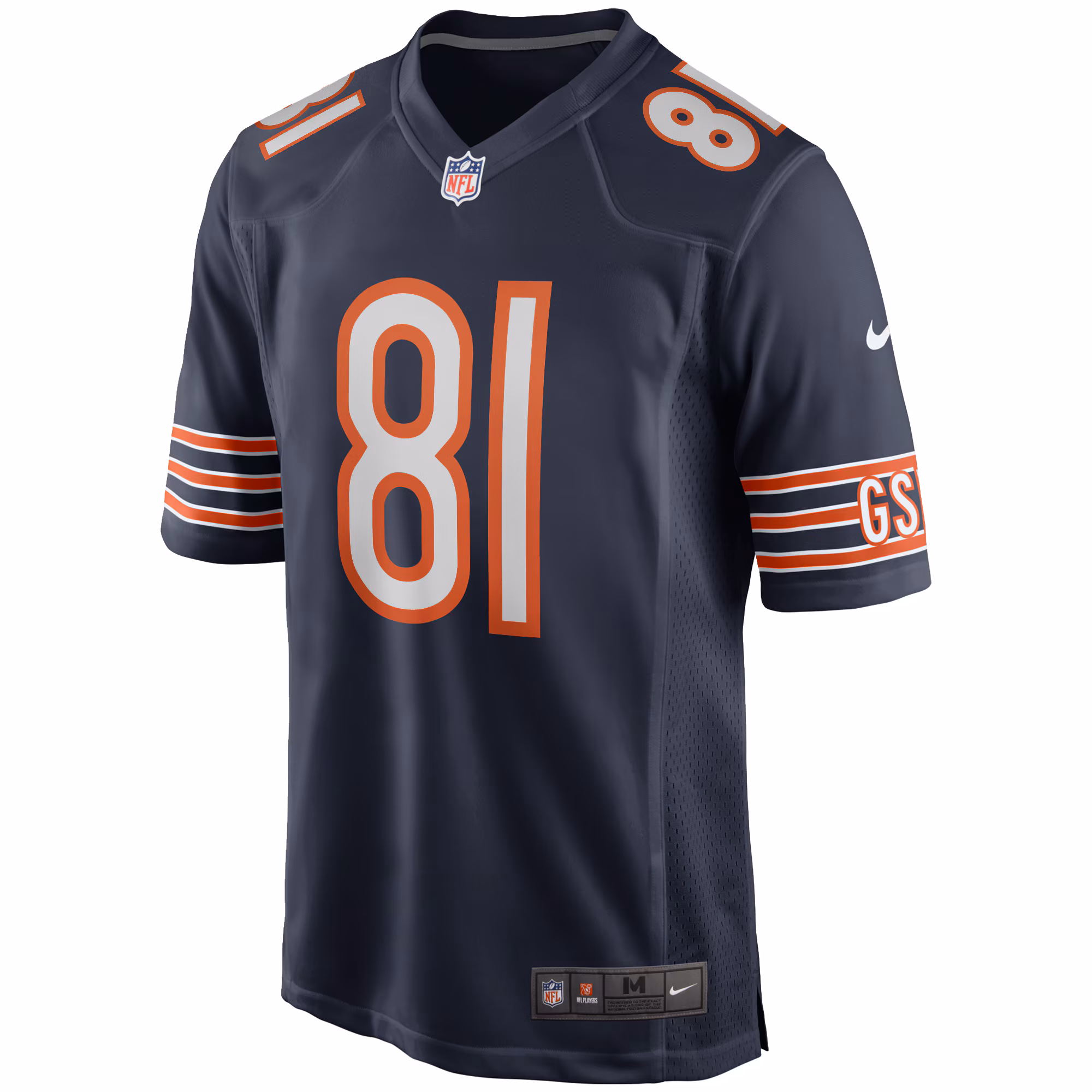 Doug Atkins Chicago Bears Game Retired Player Jersey - Navy