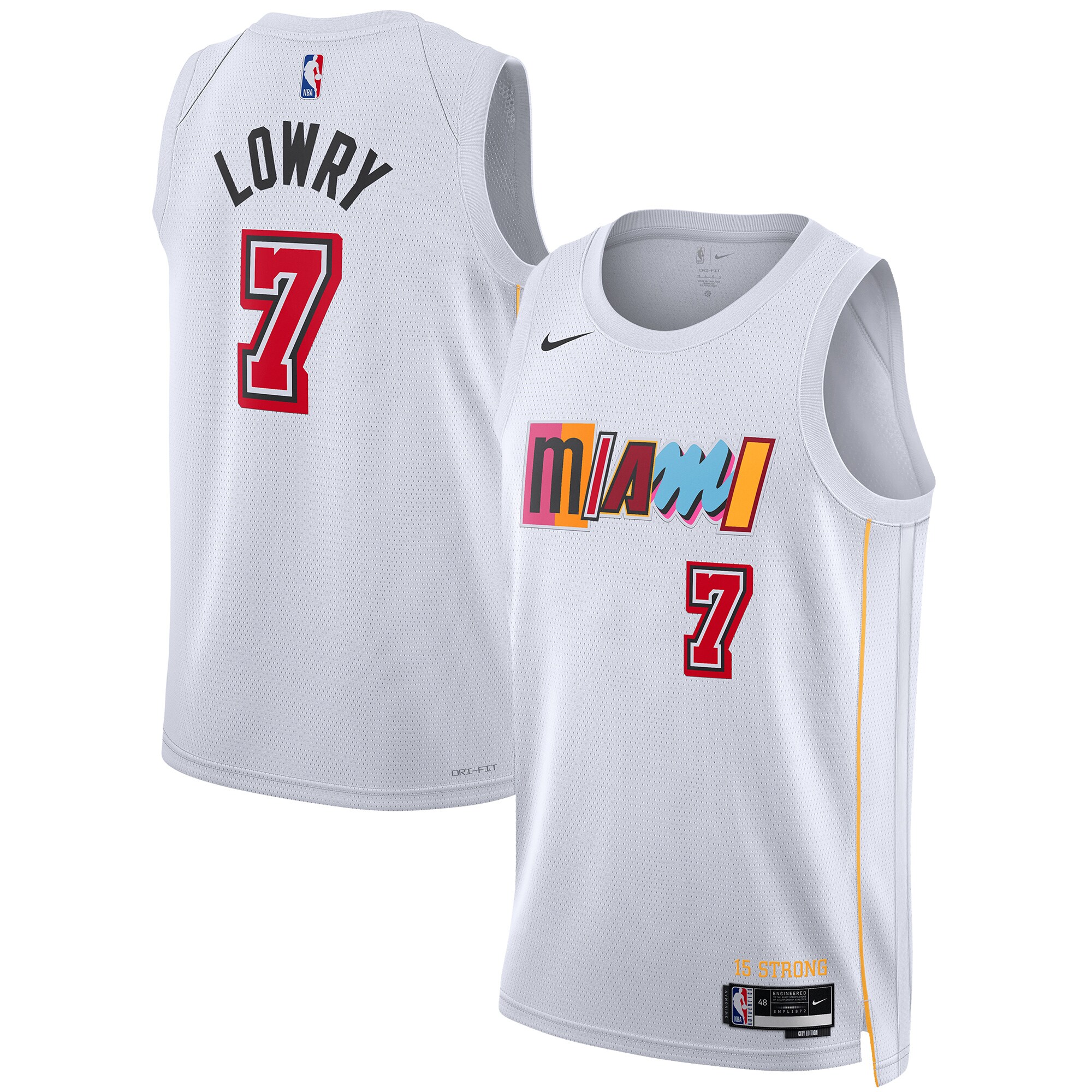 Kyle Lowry Miami Heat Unisex 2022/23 Swingman Jersey - City Edition - White