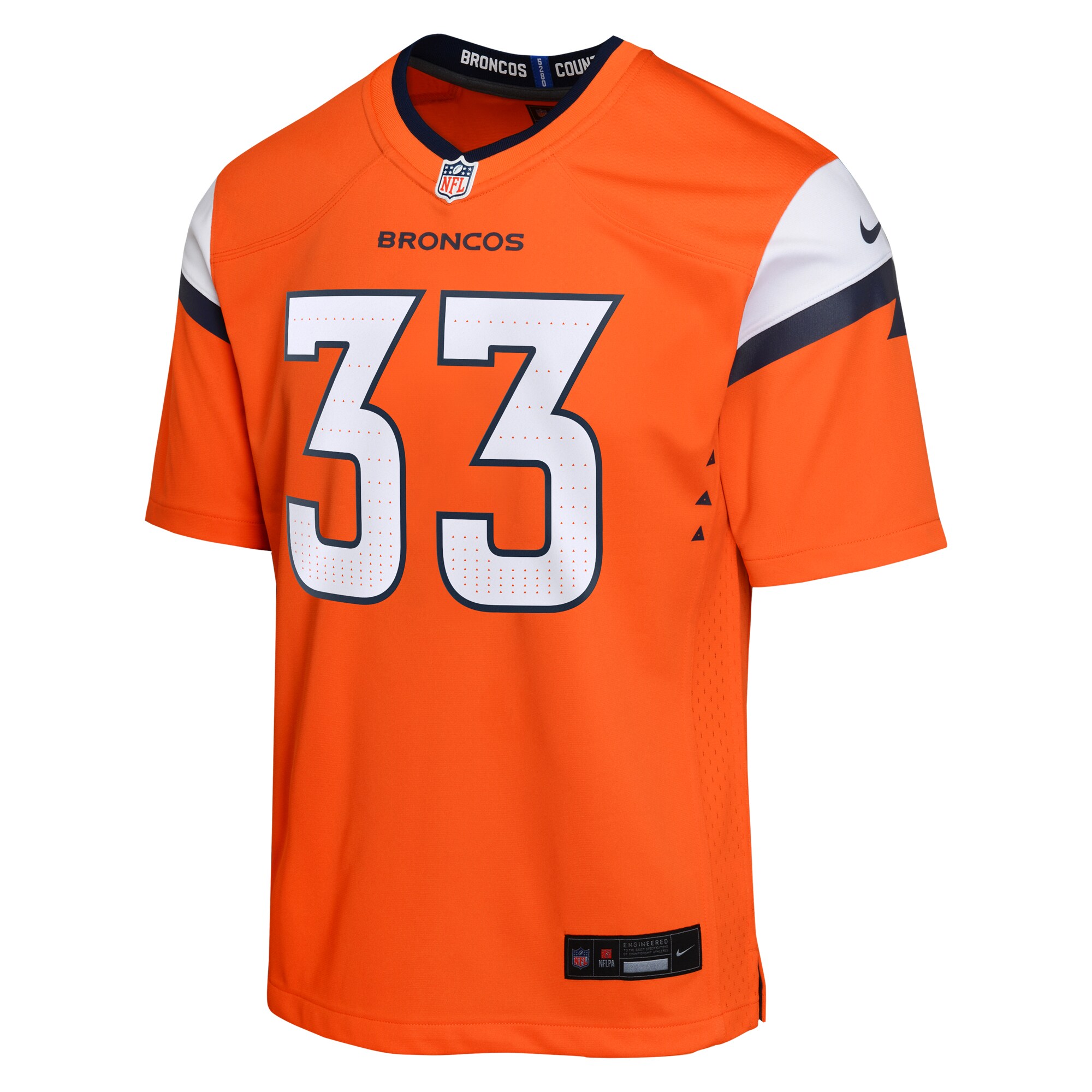 Javonte Williams Denver Broncos Youth Mile High Collection Game Jersey - Navy