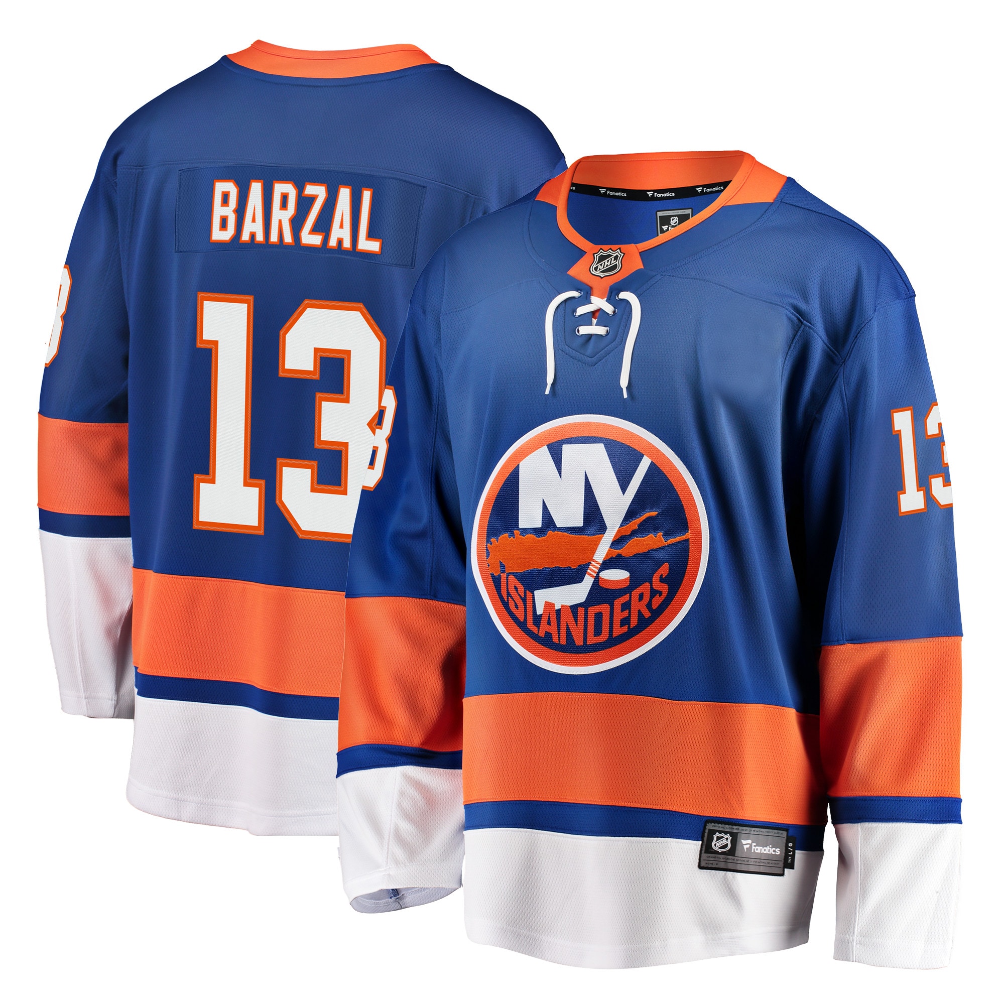 Mathew Barzal New York Islanders Home Premier Breakaway Player Jersey - Royal