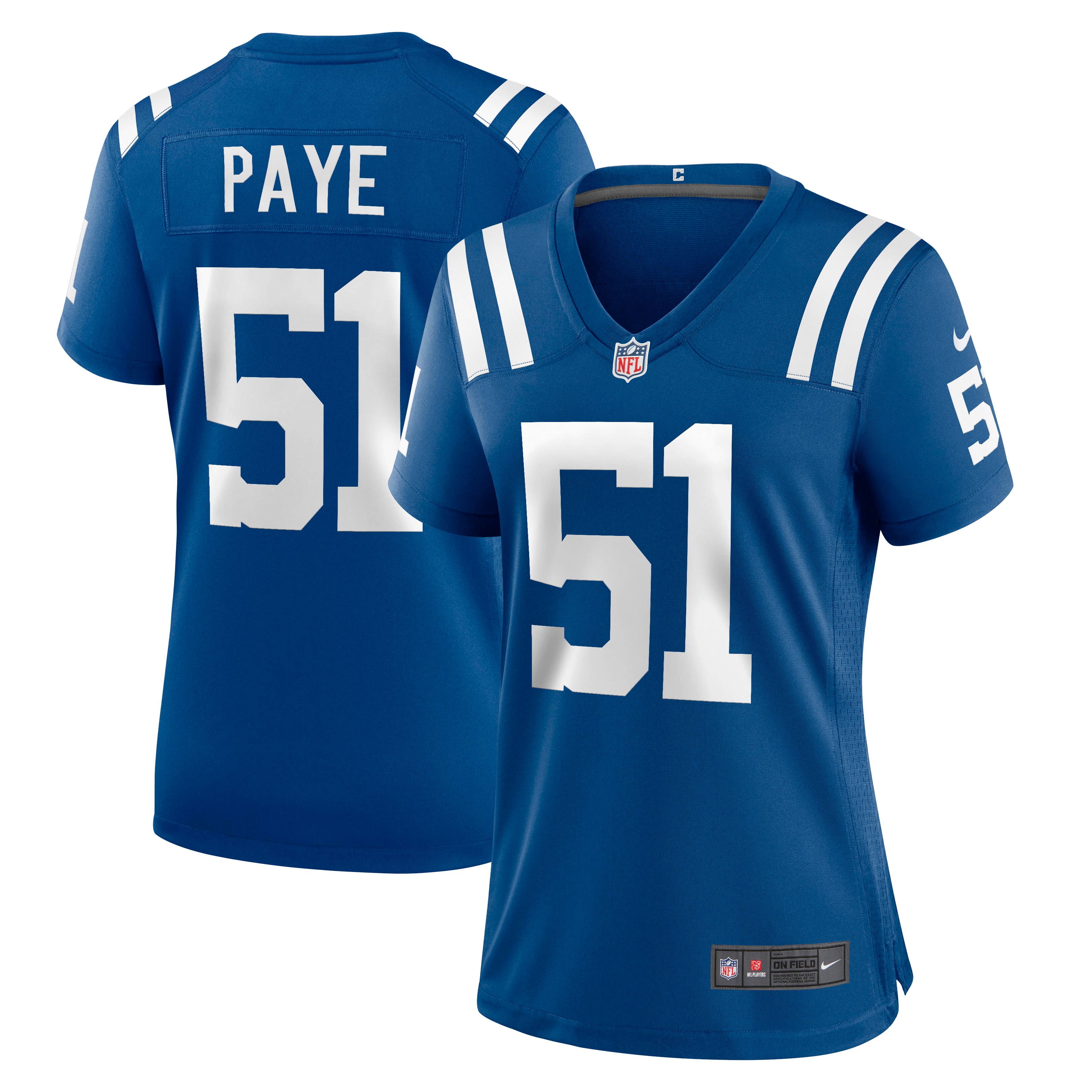Kwity Paye Indianapolis Colts Women's Indiana Nights Alternate Game Jersey - Royal