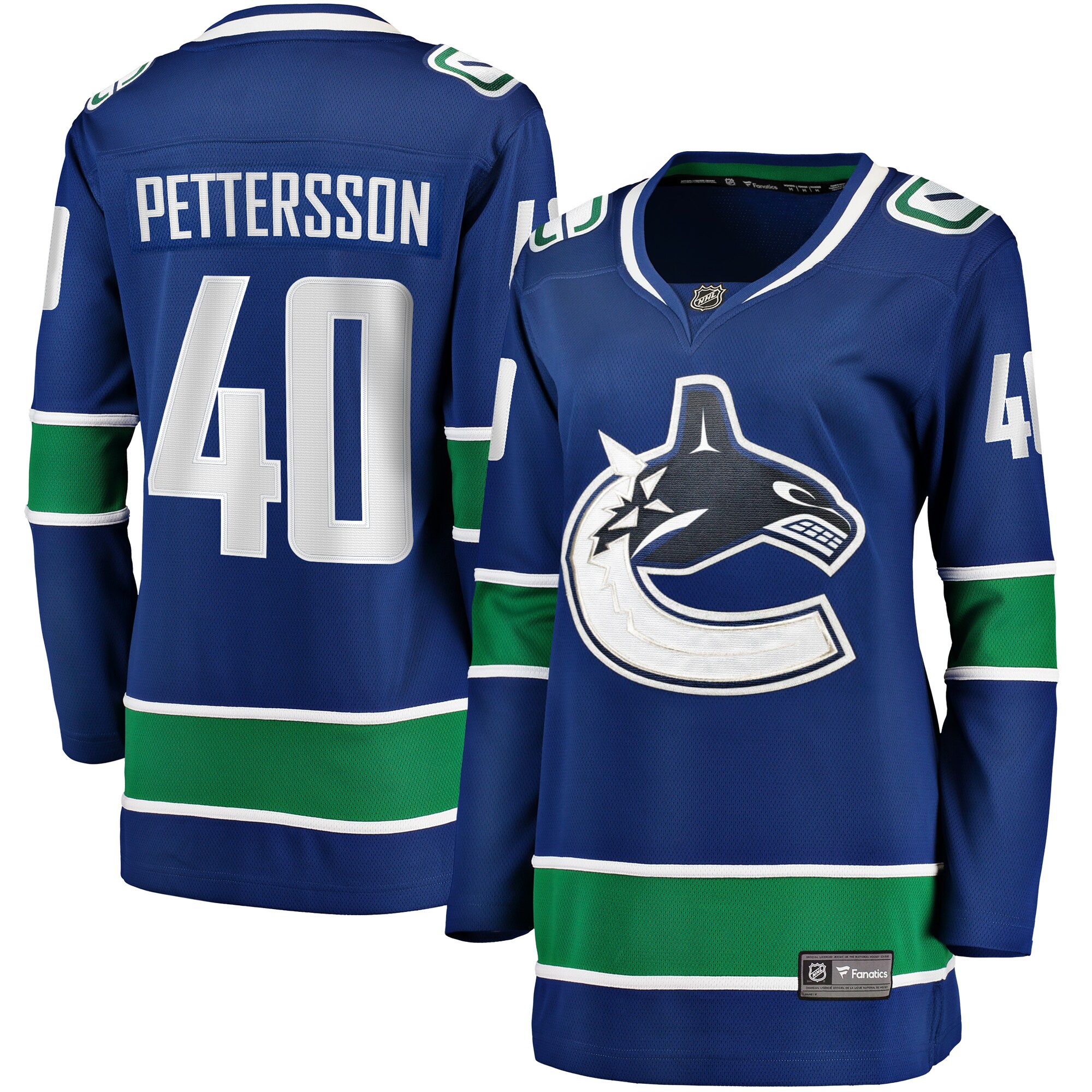 Elias Pettersson Vancouver Canucks Women's 2019/20 Home Premier Breakaway Player Jersey - Blue