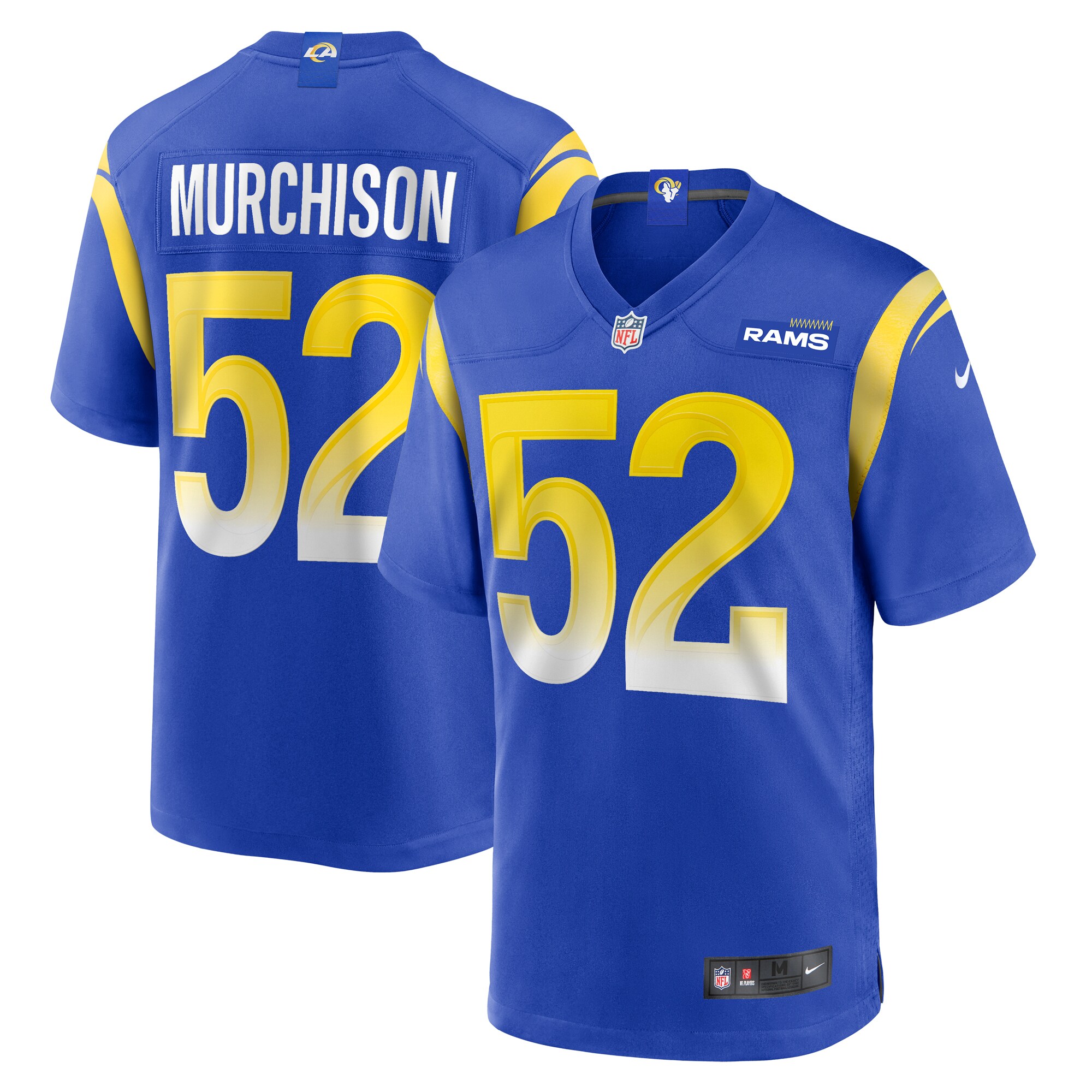 Larrell Murchison Los Angeles Rams Team Game Jersey -  Royal