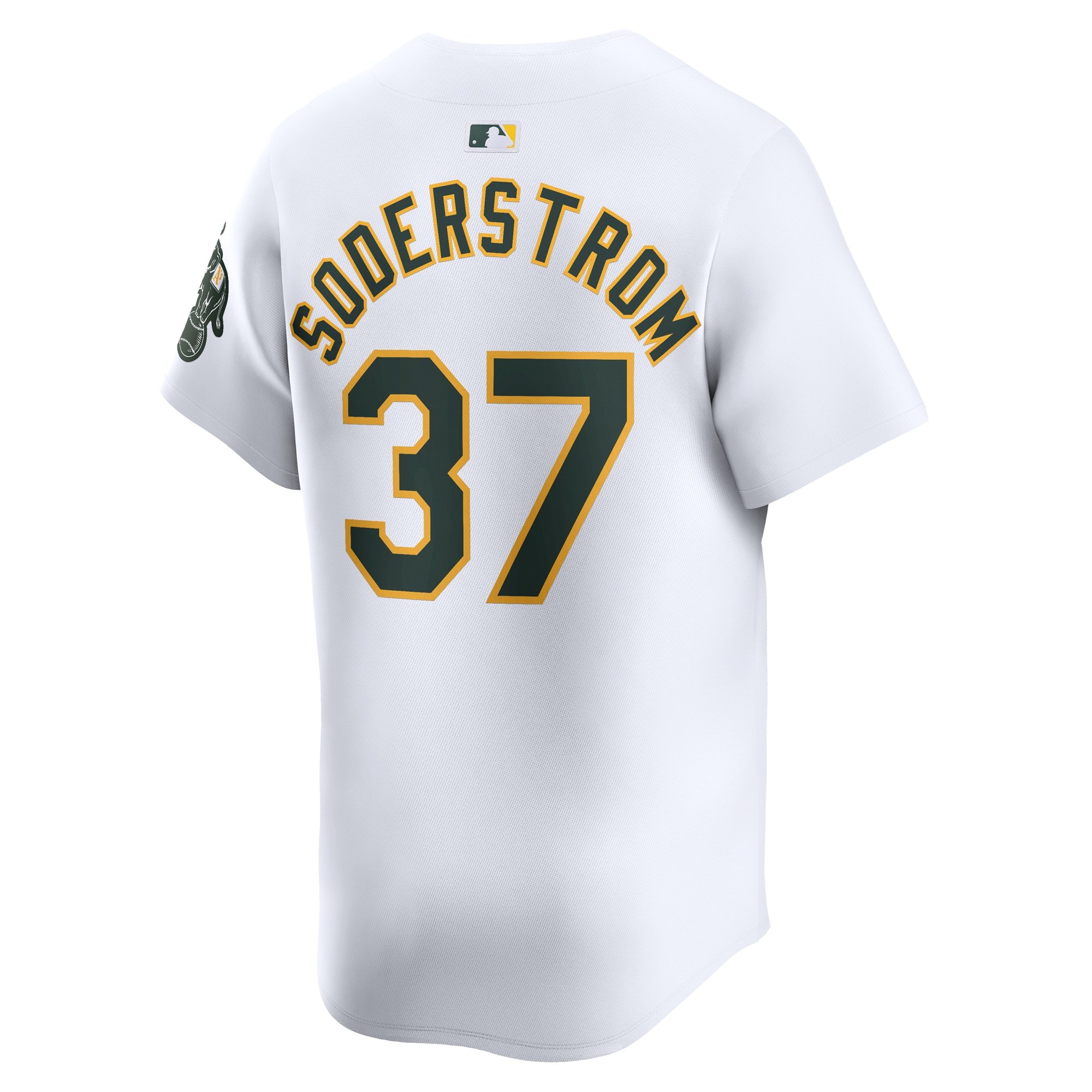 Men's Oakland Athletics Tyler Soderstrom  White Home Limited Player Jersey