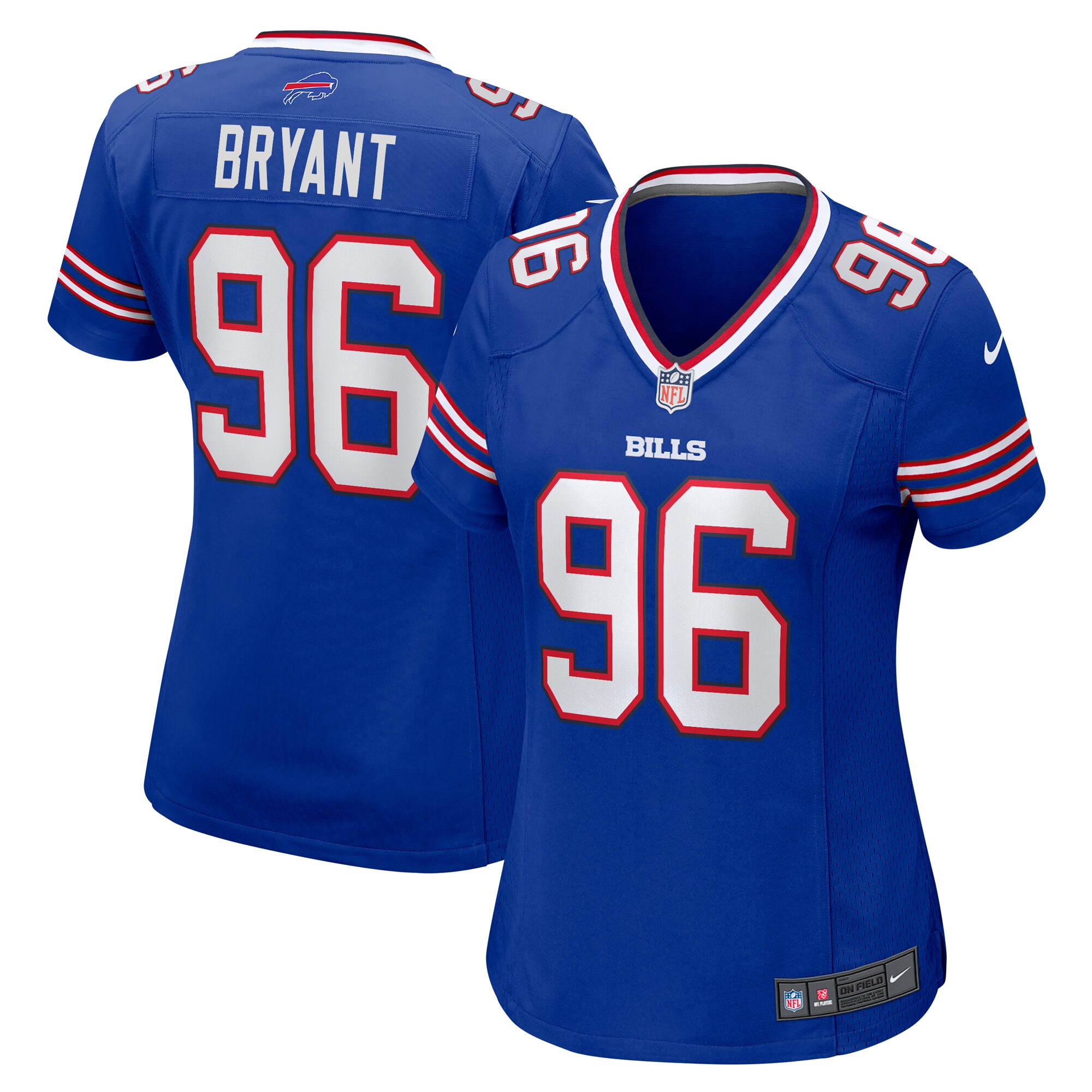 Brandin Bryant Buffalo Bills  Women's Home Game Player Jersey - Royal
