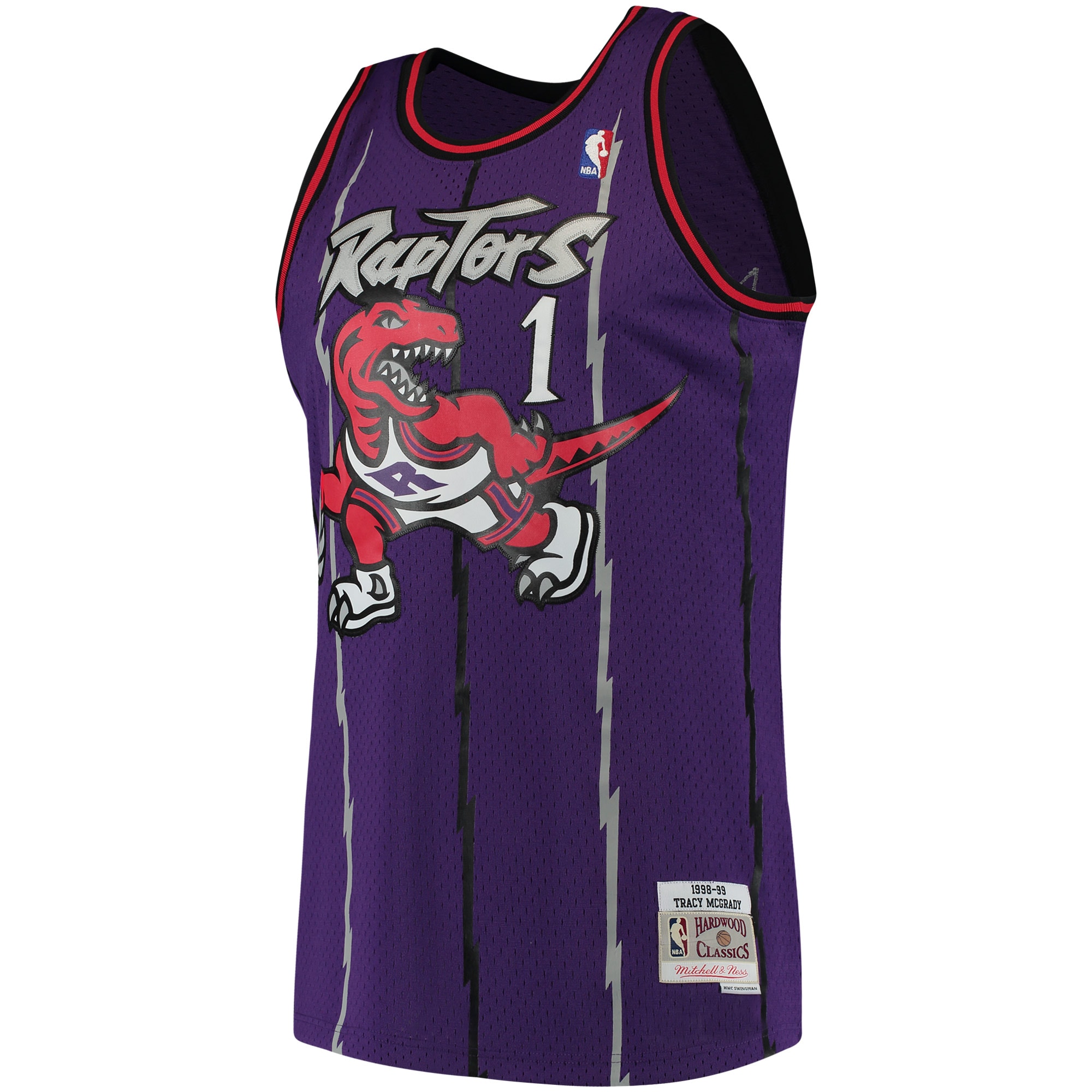 Tracy McGrady Toronto Raptors Mitchell & Ness 1998-99 Hardwood Classics Swingman Jersey - Purple
