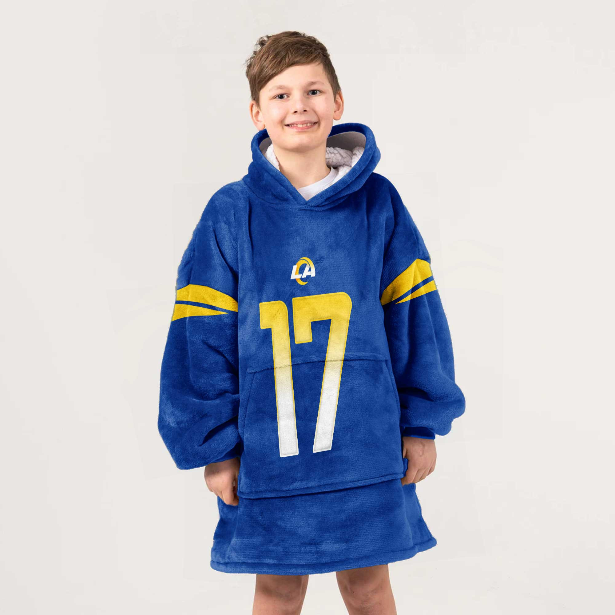 Adult PN 17 Los Angeles Football Unisex Blanket Hoodie
