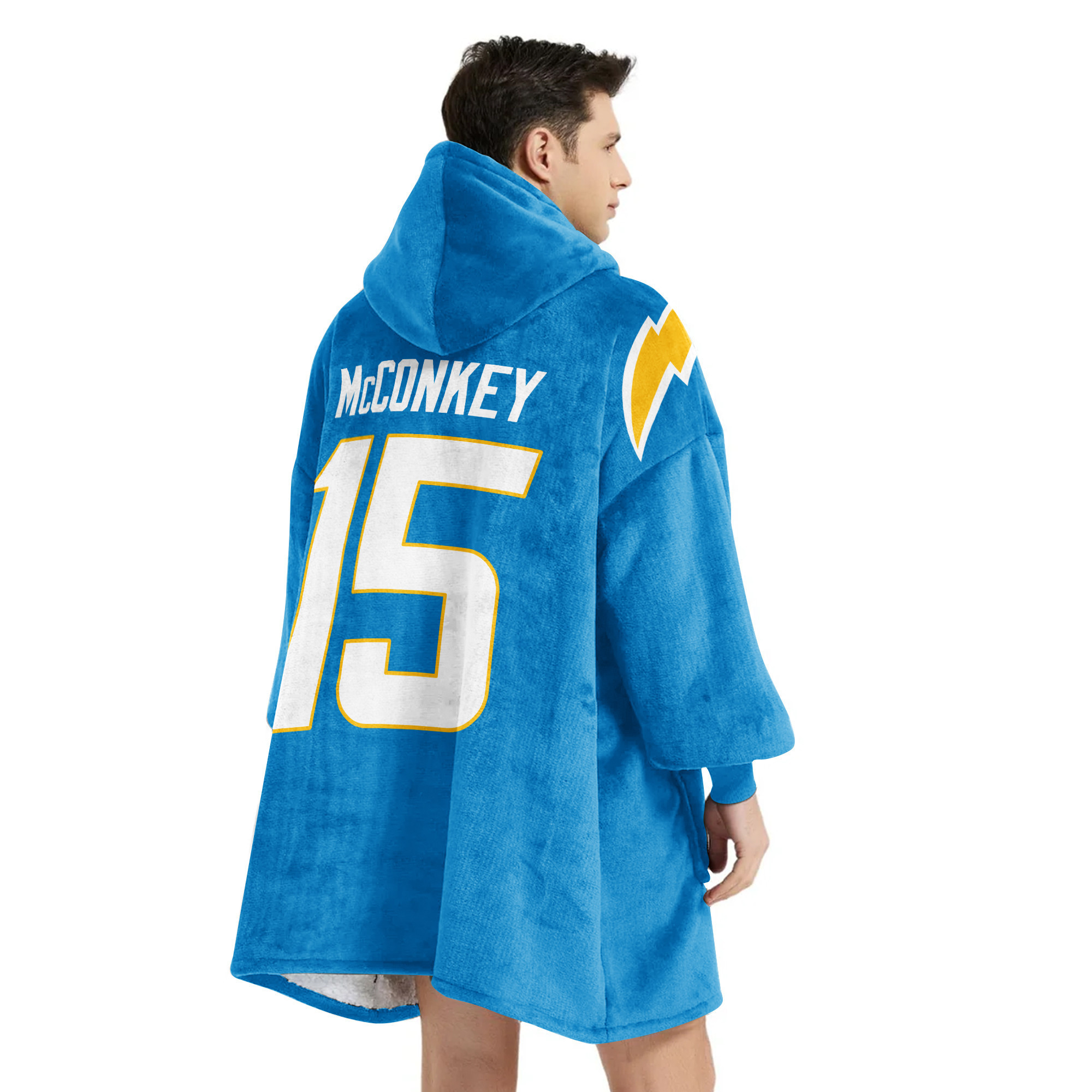 Adult 15 Los Angeles Football Unisex Blanket Hoodie