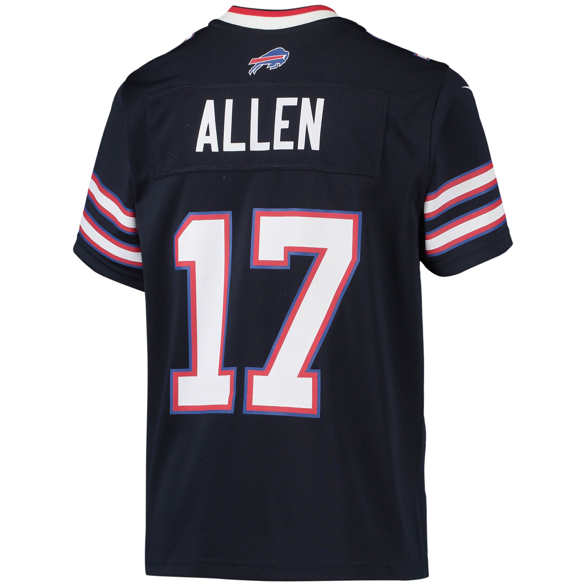 Josh Allen Buffalo Bills Youth Inverted Team Game Jersey - Navy