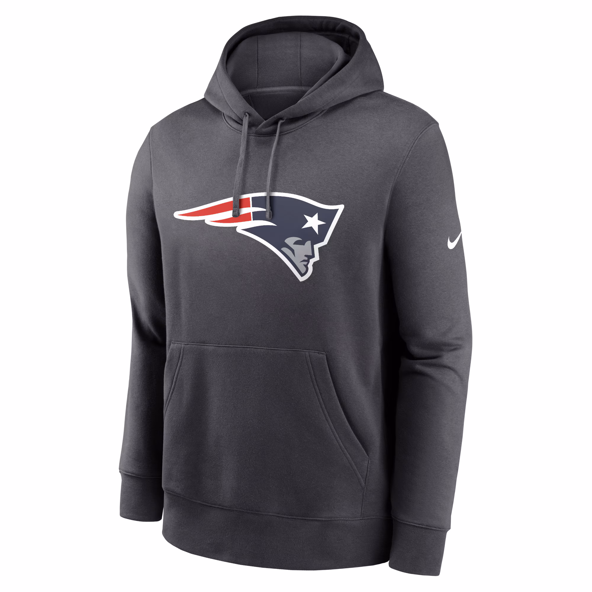 New England Patriots Club Logo Pullover Hoodie - Navy
