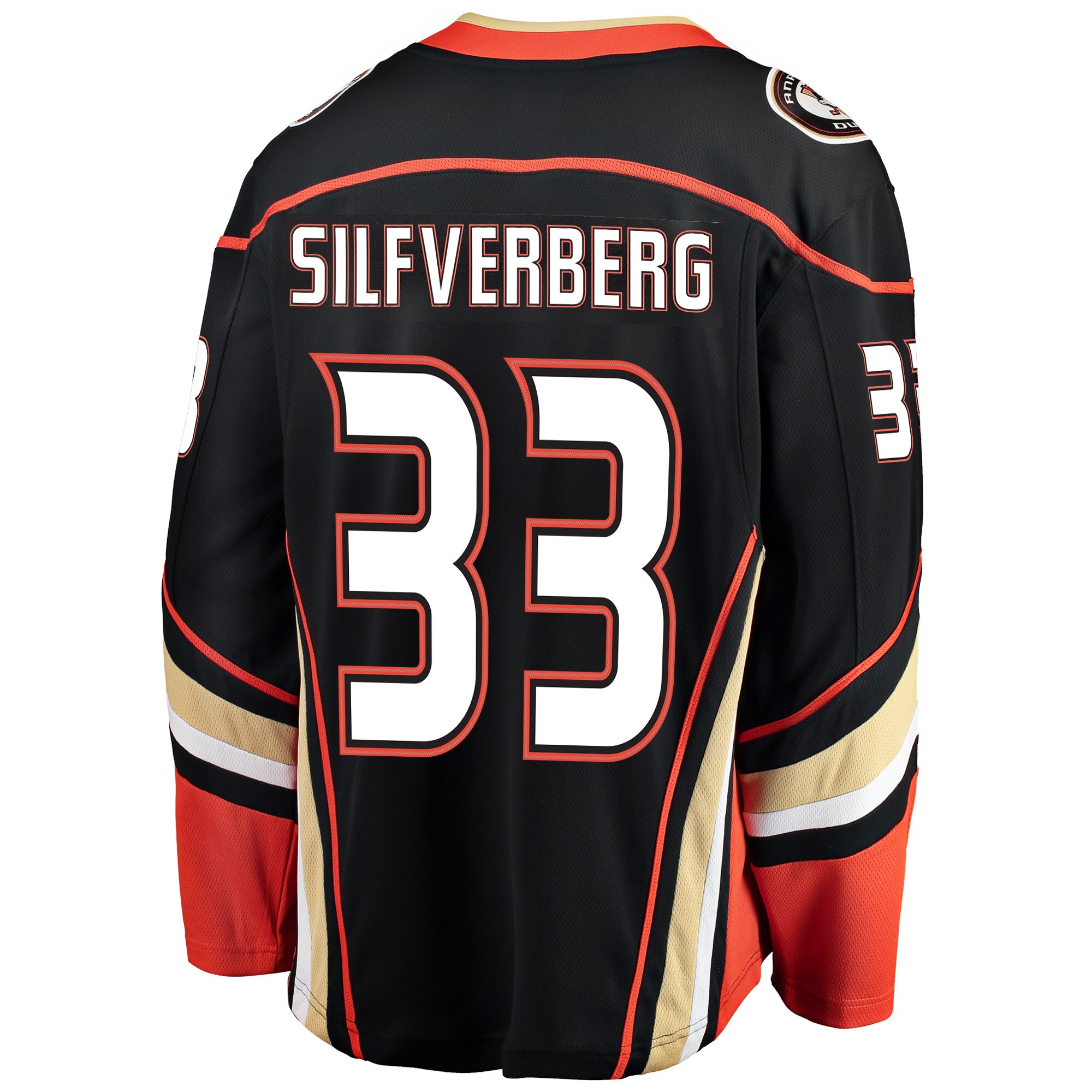 Jakob Silfverberg Anaheim Ducks Breakaway Player Jersey - Black