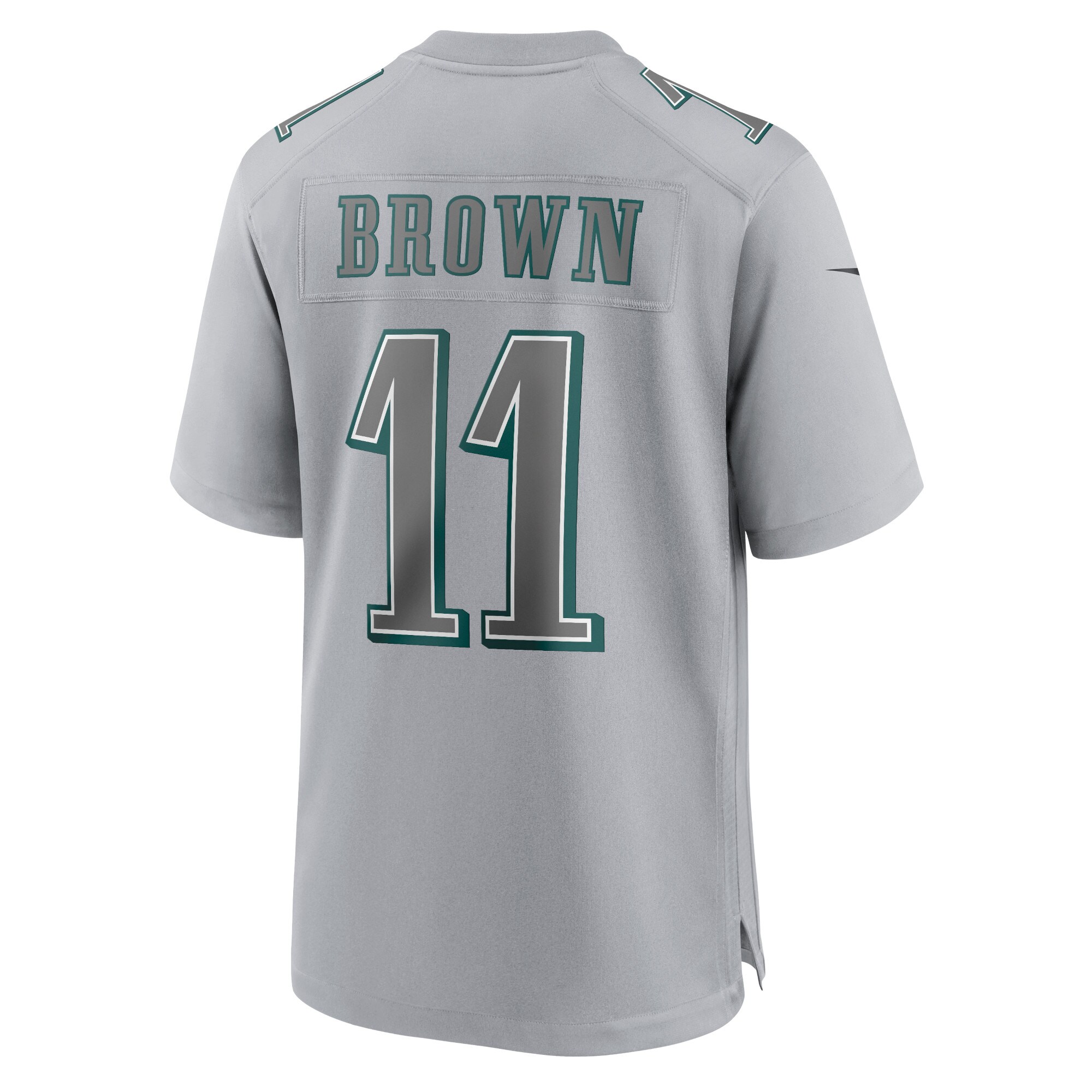 A.J. Brown Philadelphia Eagles #11 Atmosphere Fashion Game Jersey - Gray