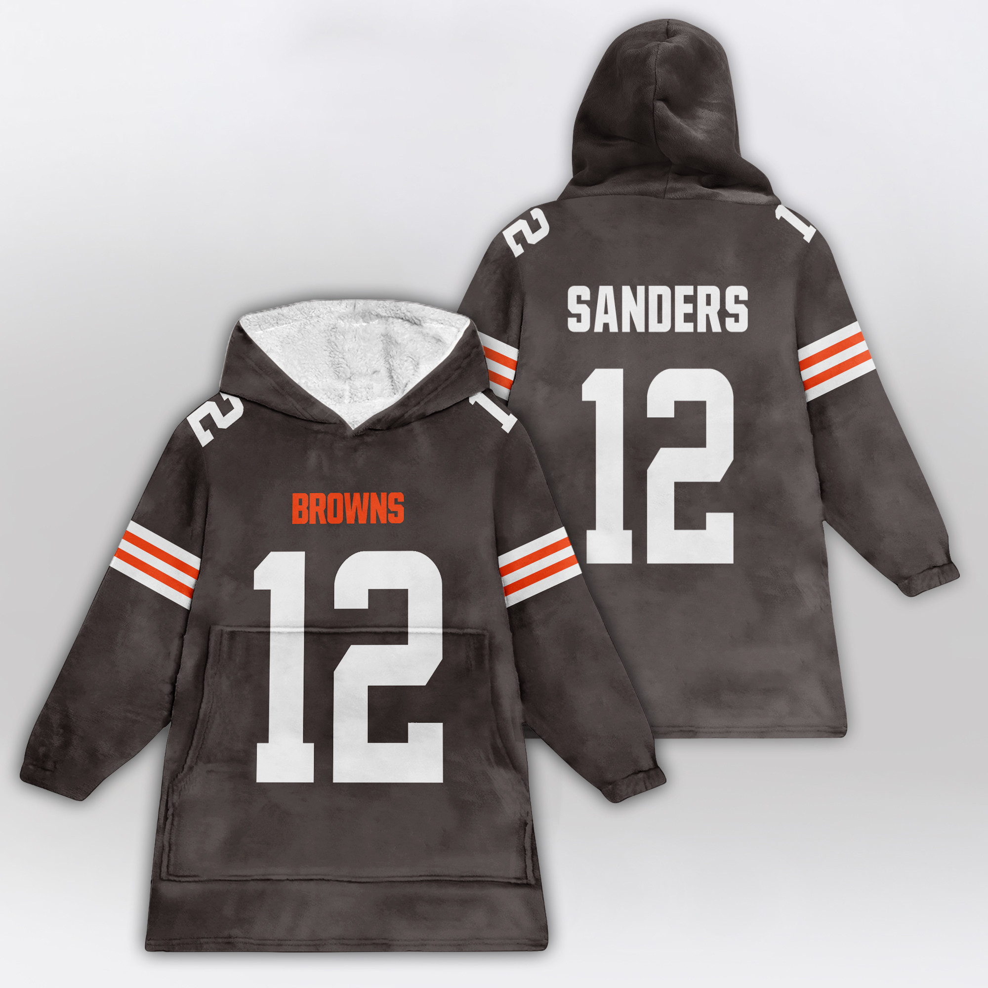 Kid S.S 12 Cleveland Football Unisex Blanket Hoodie