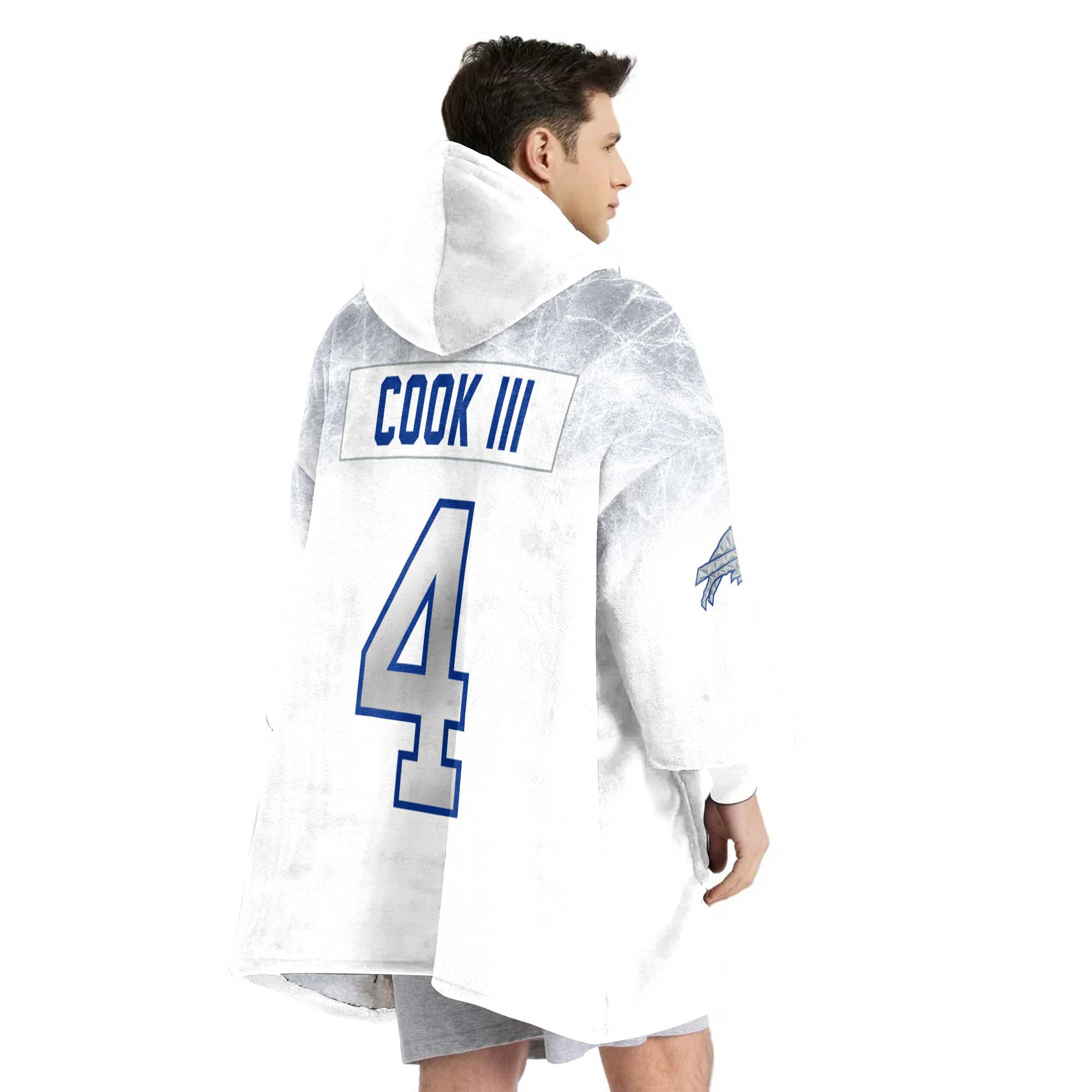 J.C 4 Buffalo Football Unisex Blanket Hoodie