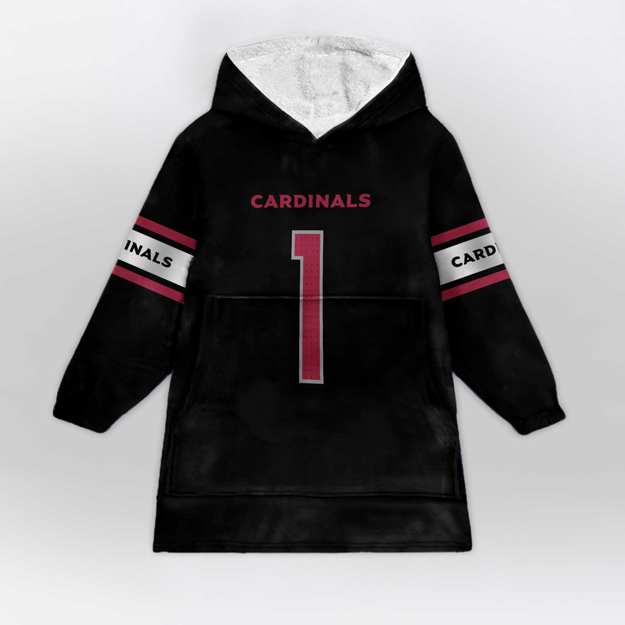 Adult 1 Arizona Cardinals Football Unisex Blanket Hoodie