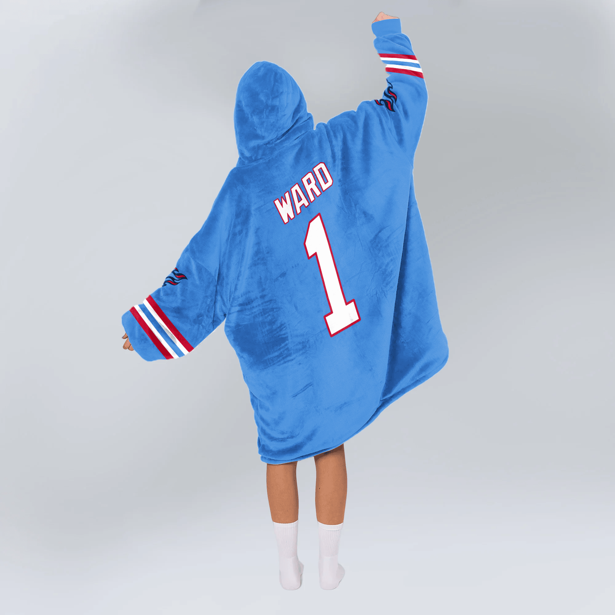 Adult C.W 1 Tennessee Football Unisex Blanket Hoodie