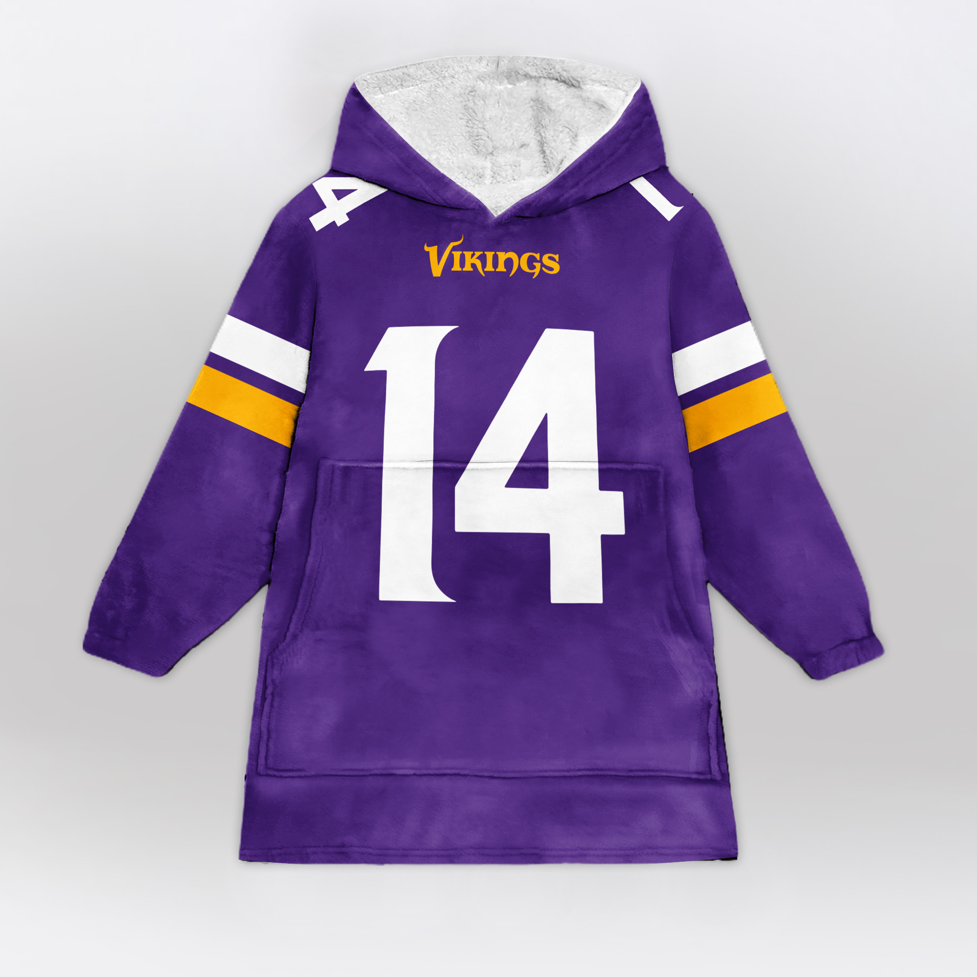 Adult Minnesota Football Unisex Blanket Hoodie