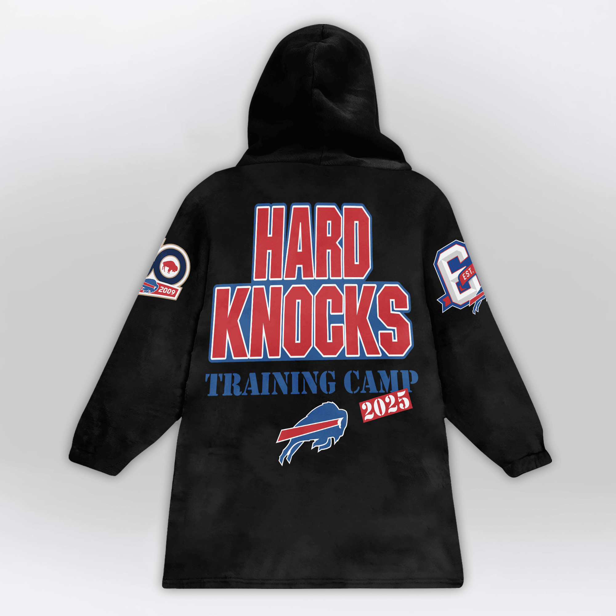 Adult Buffalo Football Unisex Blanket Hoodie
