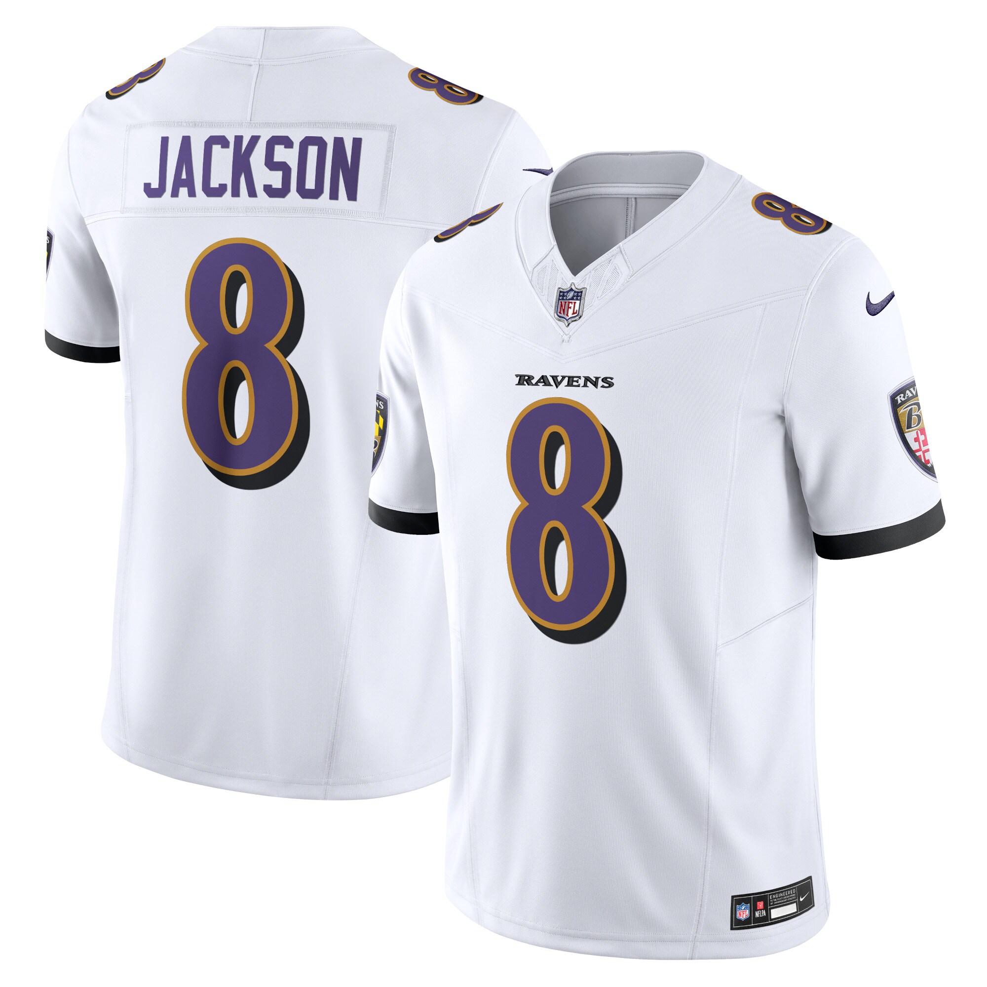Lamar Jackson Baltimore Ravens Vapor F.U.S.E. Limited Jersey - Black