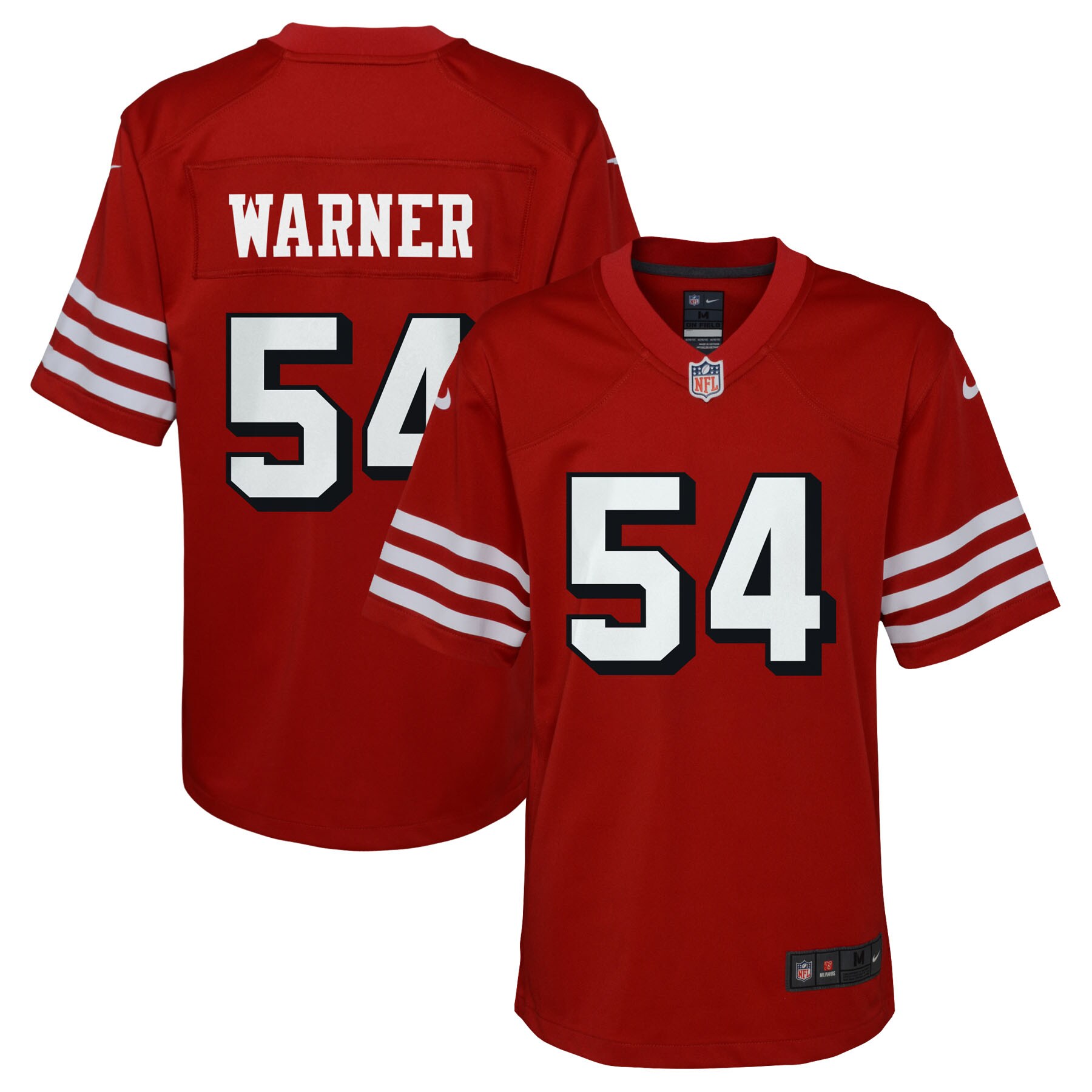 Fred Warner San Francisco 49ers  Youth Alternate Game Jersey - Scarlet