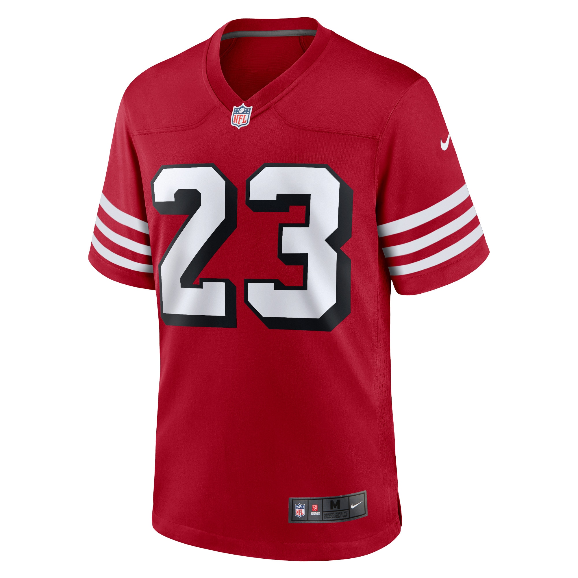 Christian McCaffrey San Francisco 49ers Alternate Game Player Jersey - Scarlet