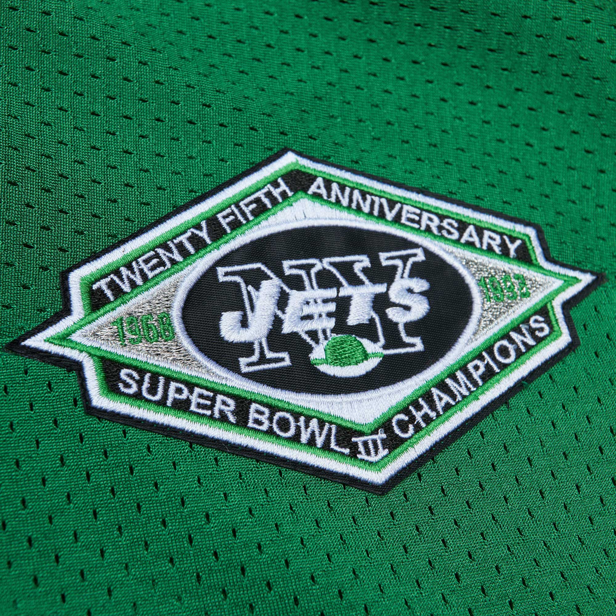 Boomer Esiason New York Jets 1993 Authentic Throwback Retired Player Pocket Jersey - Kelly Green