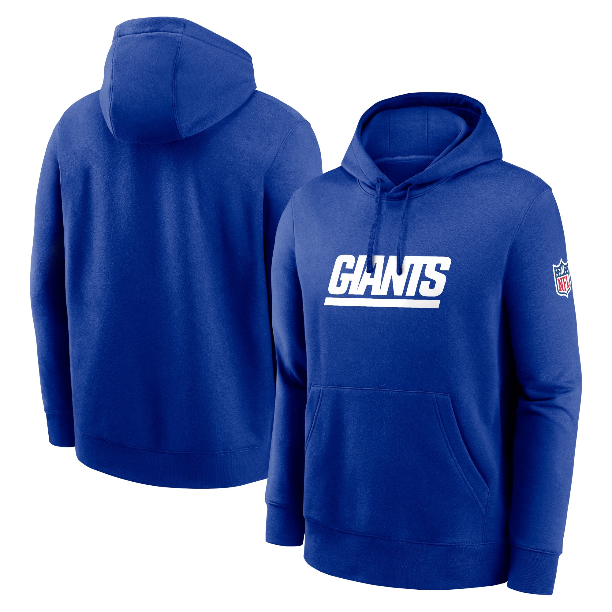 New York Giants  2023 Sideline Club Alternate Tri-Blend Pullover Hoodie - Royal