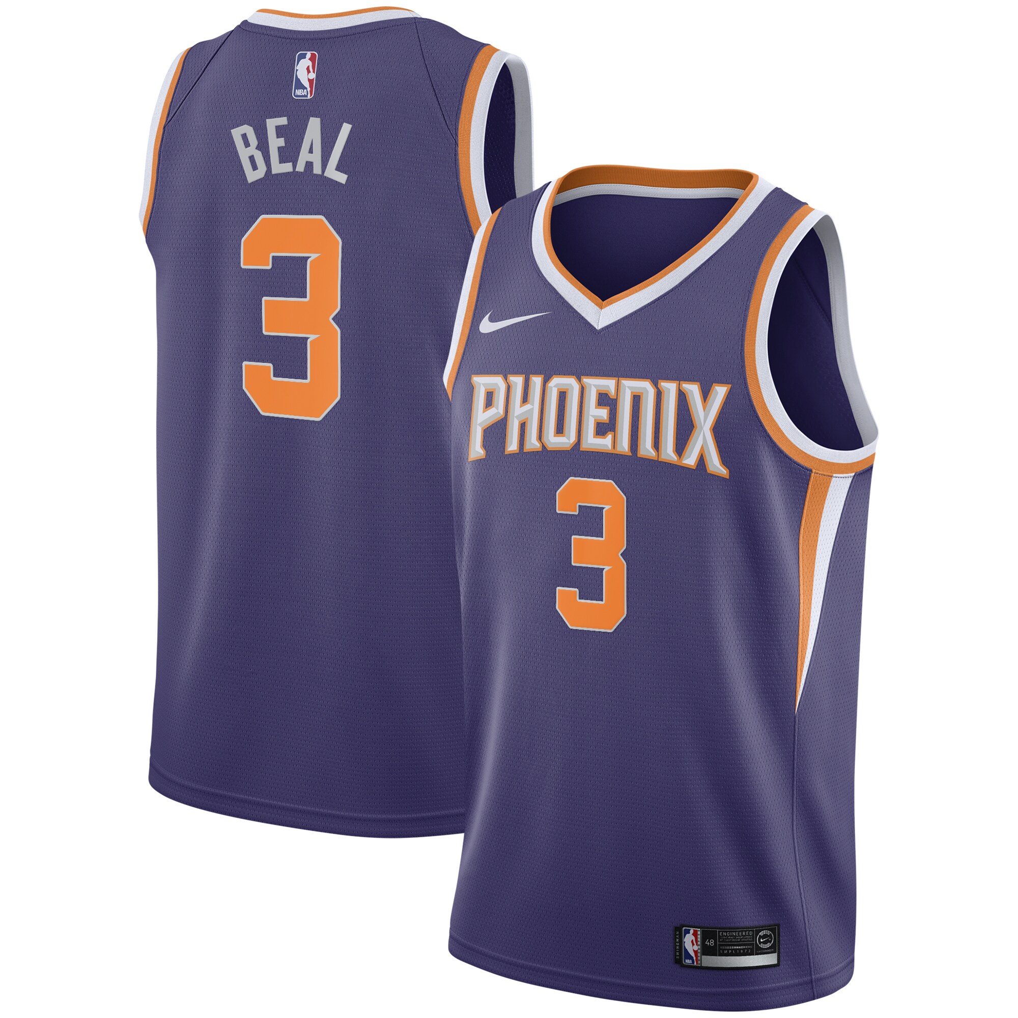 Bradley Beal Phoenix Suns Unisex Swingman Jersey - Icon Edition - Purple