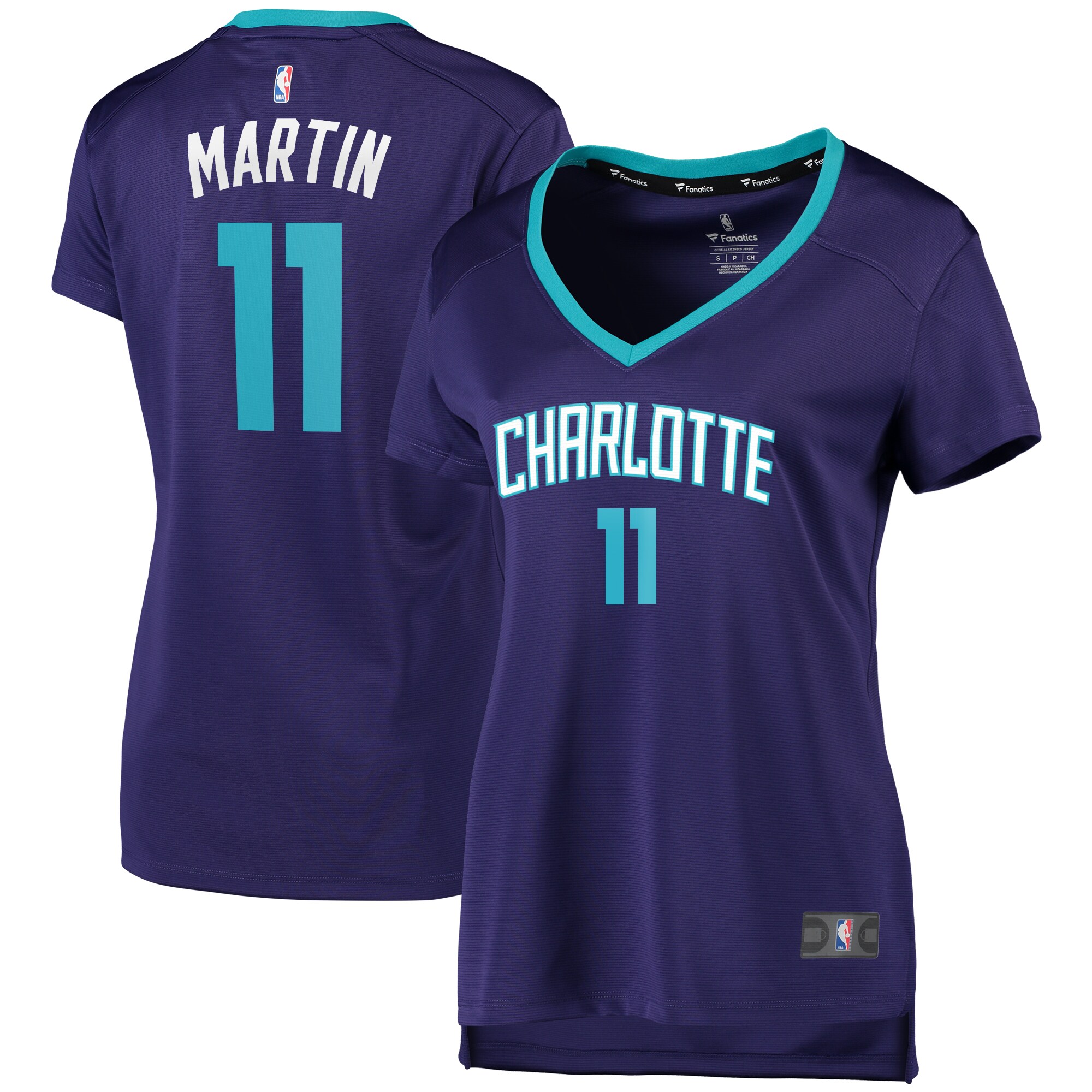 Cody Martin Charlotte Hornets  Women's Fast Break Replica Player Jersey - Statement Edition - Purple