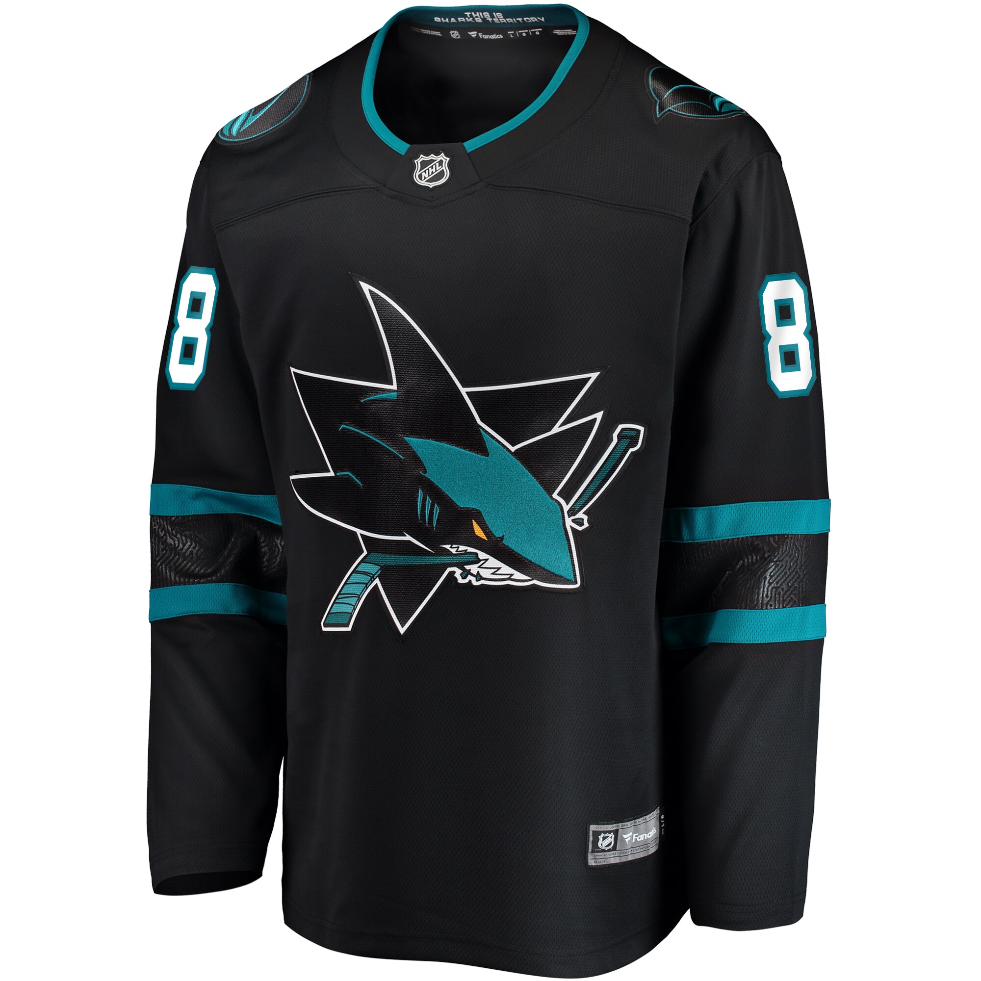 Brent Burns San Jose Sharks Alternate Breakaway Player Jersey - Black