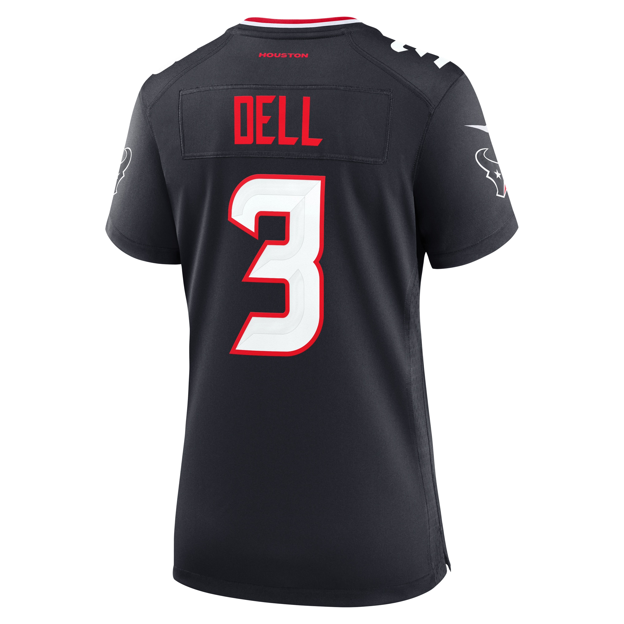 Tank Dell Houston Texans Women's Team Game Jersey -  Navy