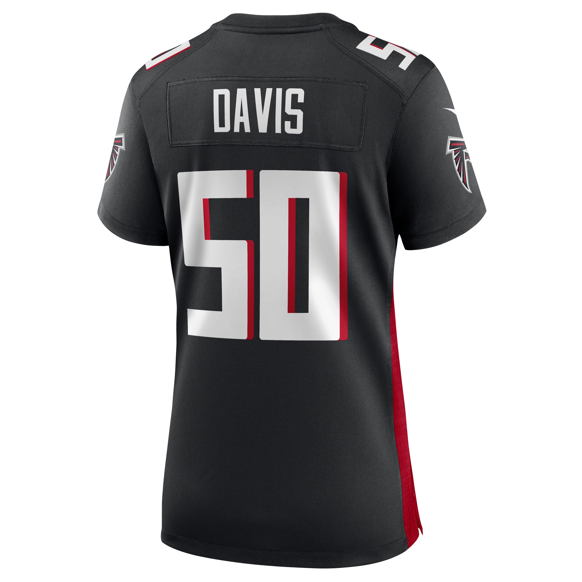 Tae Davis Atlanta Falcons Women's Team Game Jersey -  Black