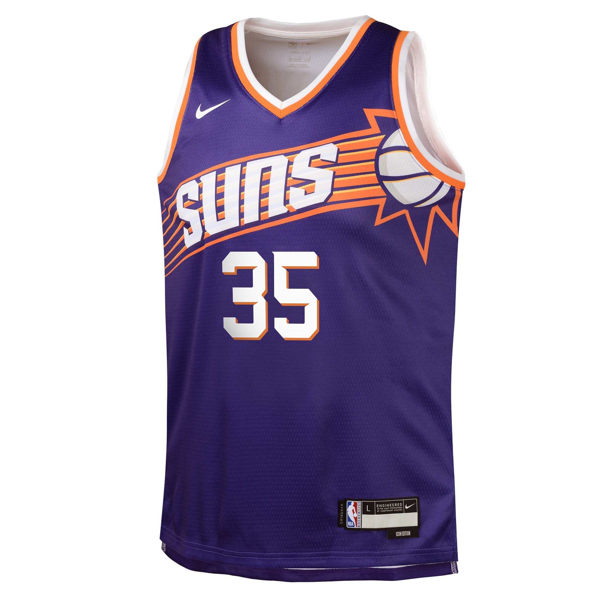 Kevin Durant Phoenix Suns Youth Swingman Jersey - Purple - Icon