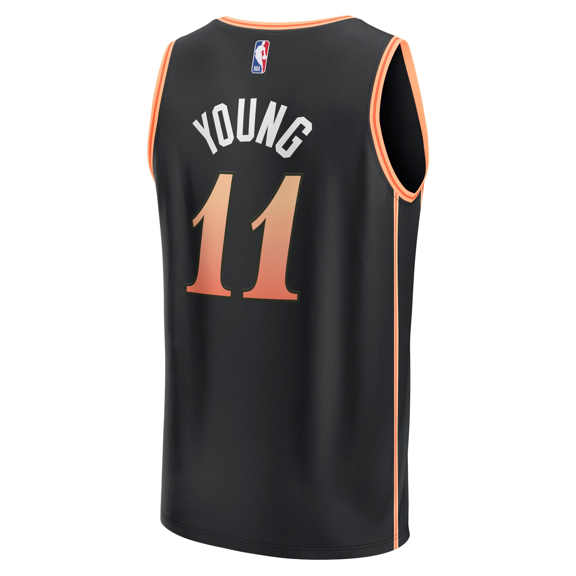 Trae Young Atlanta Hawks  Youth 2022/23 Fastbreak Jersey - City Edition - Black
