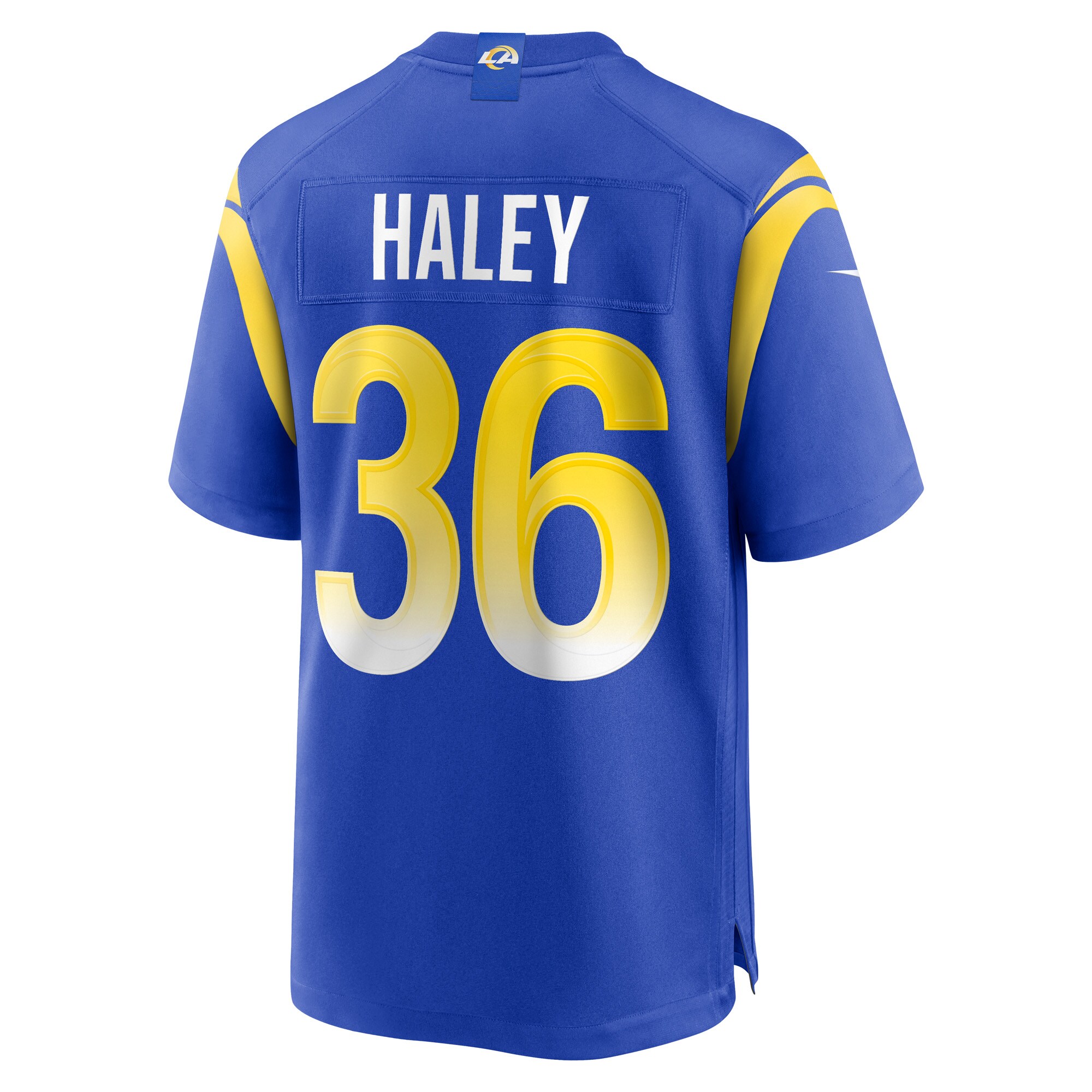 Grant Haley Los Angeles Rams  Game Player Jersey - Royal