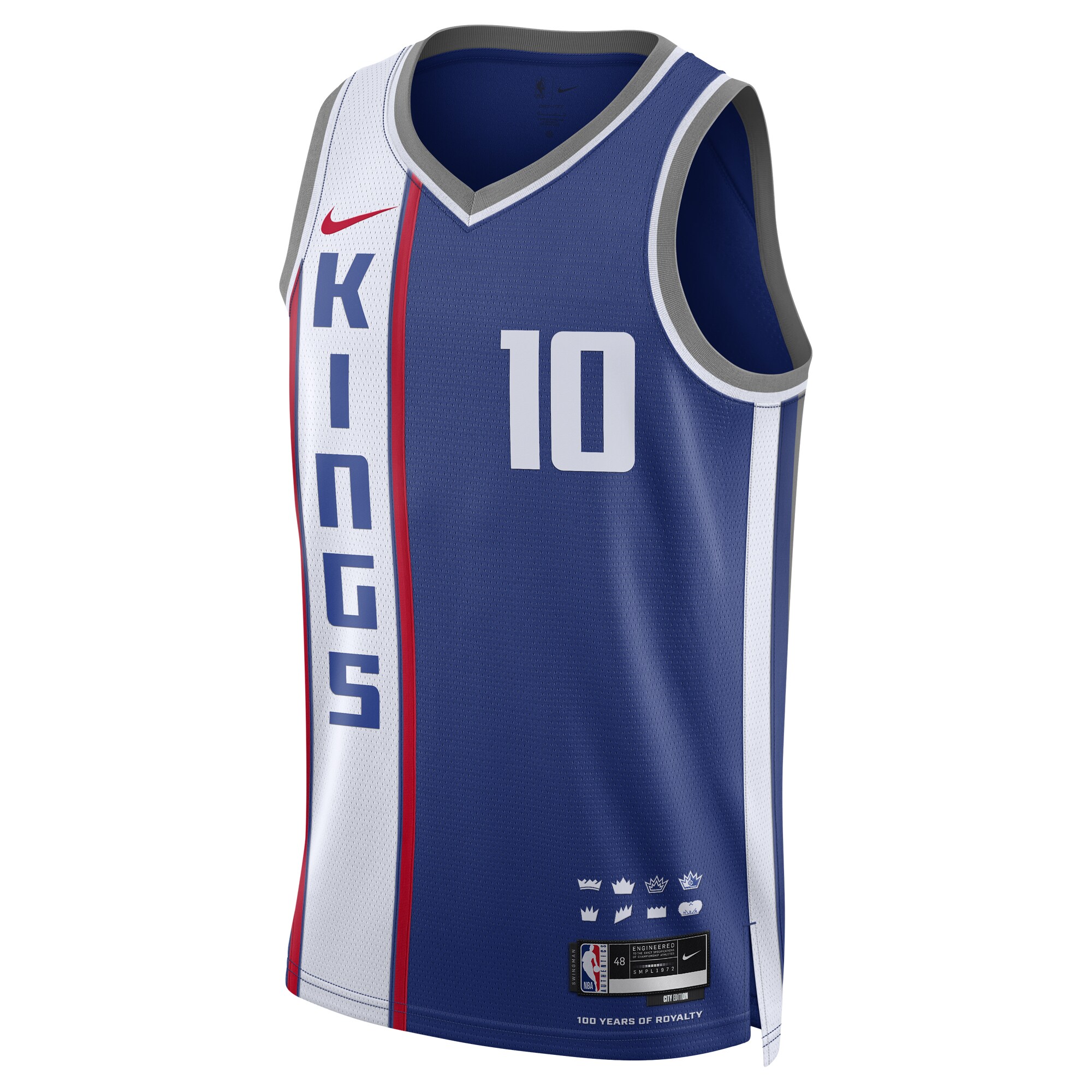 Unisex Sacramento Kings Domantas Sabonis  Blue 2023/24 Swingman Jersey - City Edition