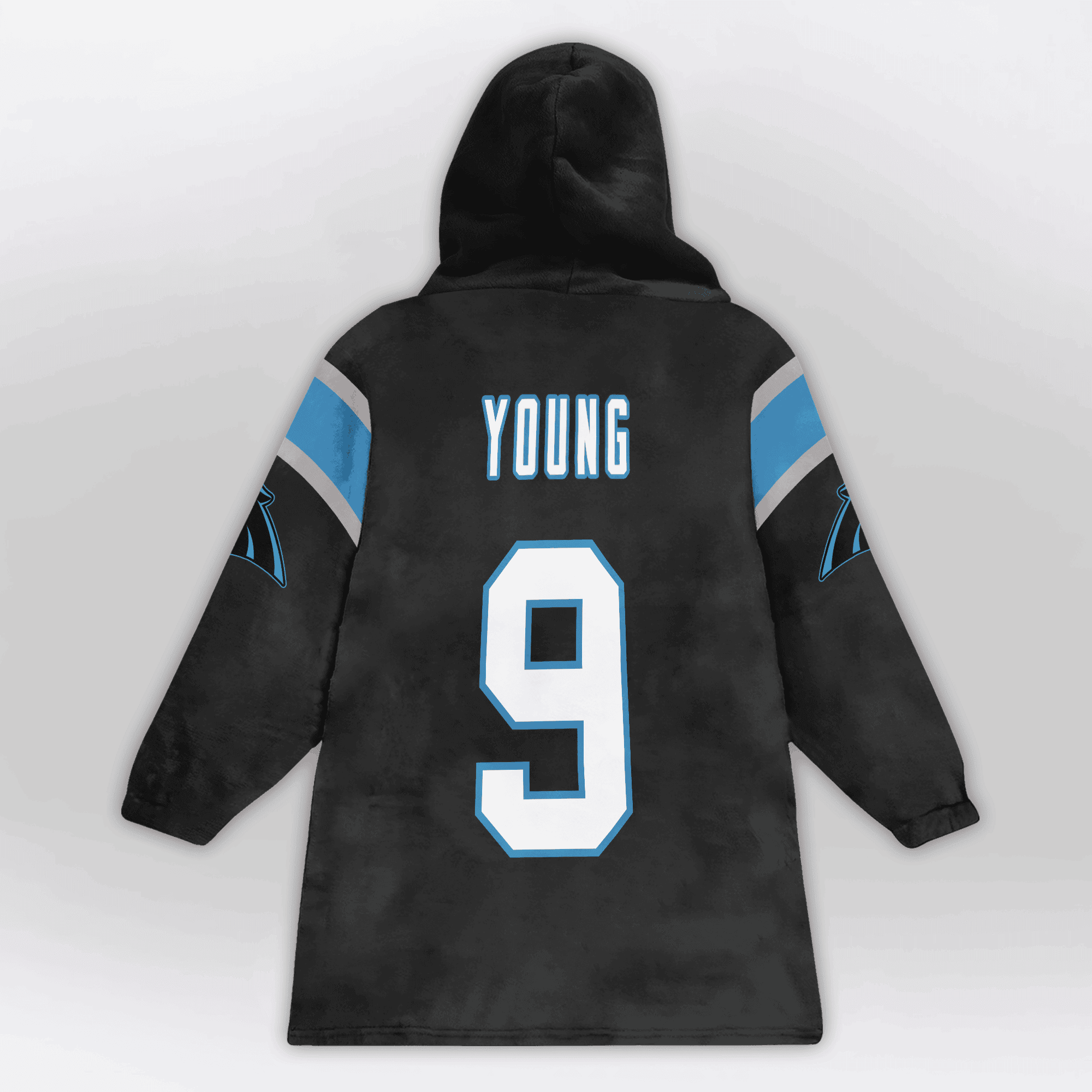 Kid 9 Carolina Football Unisex Blanket Hoodie