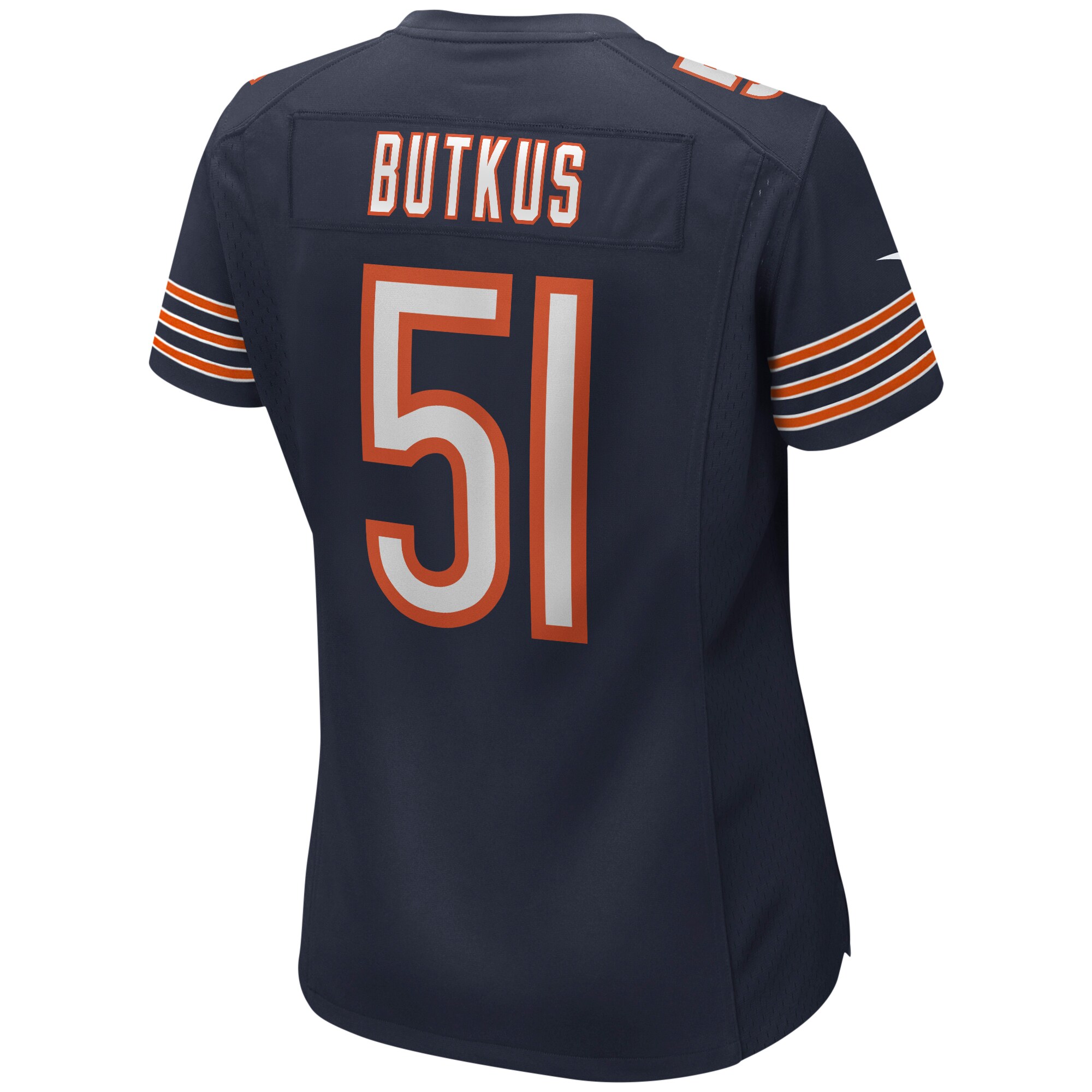 Dick Butkus Chicago Bears Women's Game Retired Player Jersey - Navy